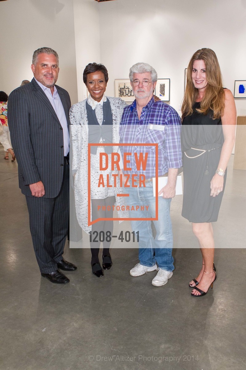 Nick Korniloff, Mellody Hobson, George Lucas, Pamela Cohen, ART MIAMI VIP Opening Night at Silicon Valley, US, October 9th, 2014, Photo #1208-4011 Nick Korniloff, Mellody Hobson, George Lucas, Pamela Cohen, Photo #1208-4011