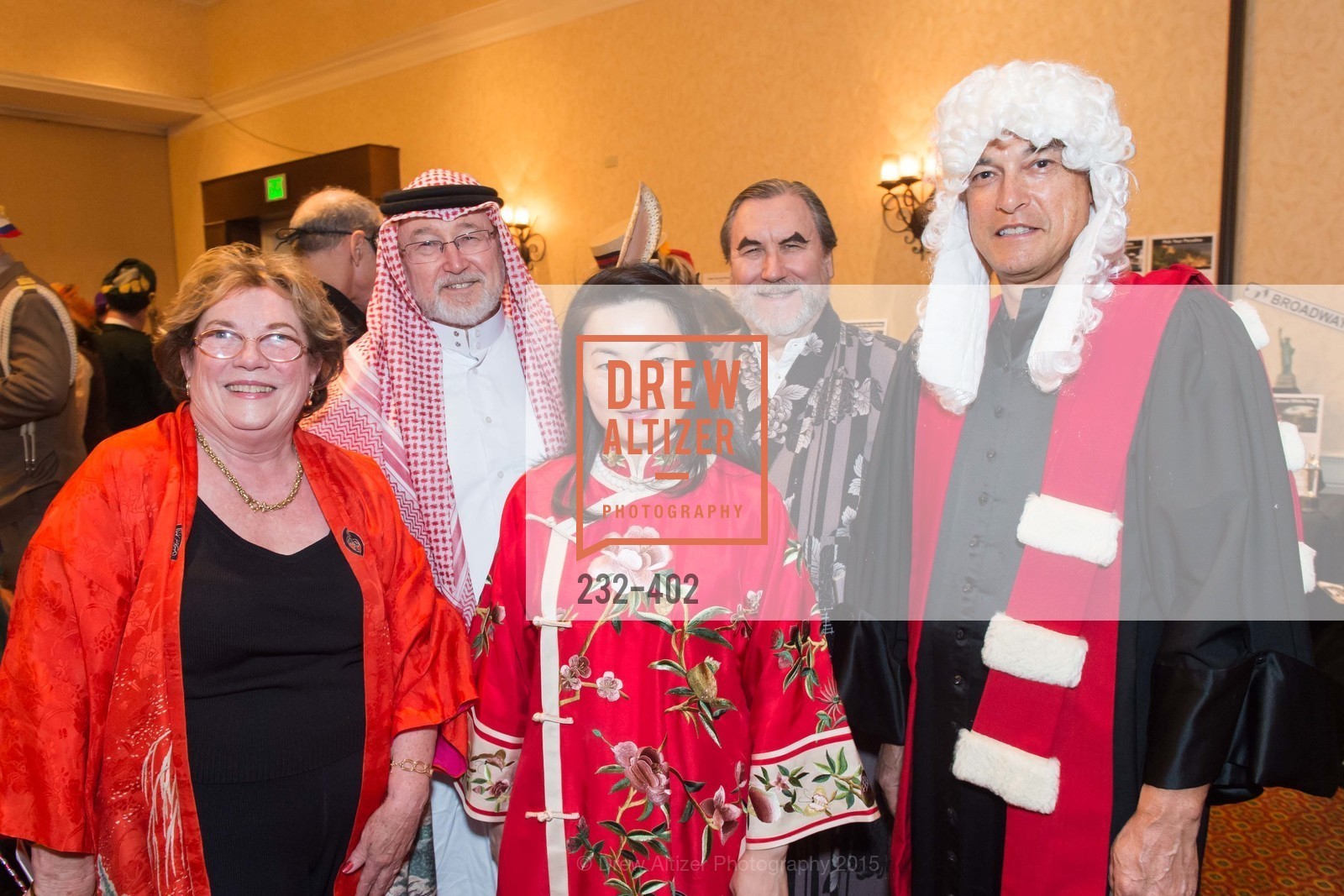 Susan Sweeney, Larry Horton, Rigi Kwong, Pierre Schwob, George Wilson, Theatre Works Presents: Anything Goes, Santa Clara Marriott. Santa Clara Marriott, . 2700 Mission College Blvd, October 17th, 2015, Photo #232-402 Susan Sweeney, Larry Horton, Rigi Kwong, Pierre Schwob, George Wilson, Photo #232-402