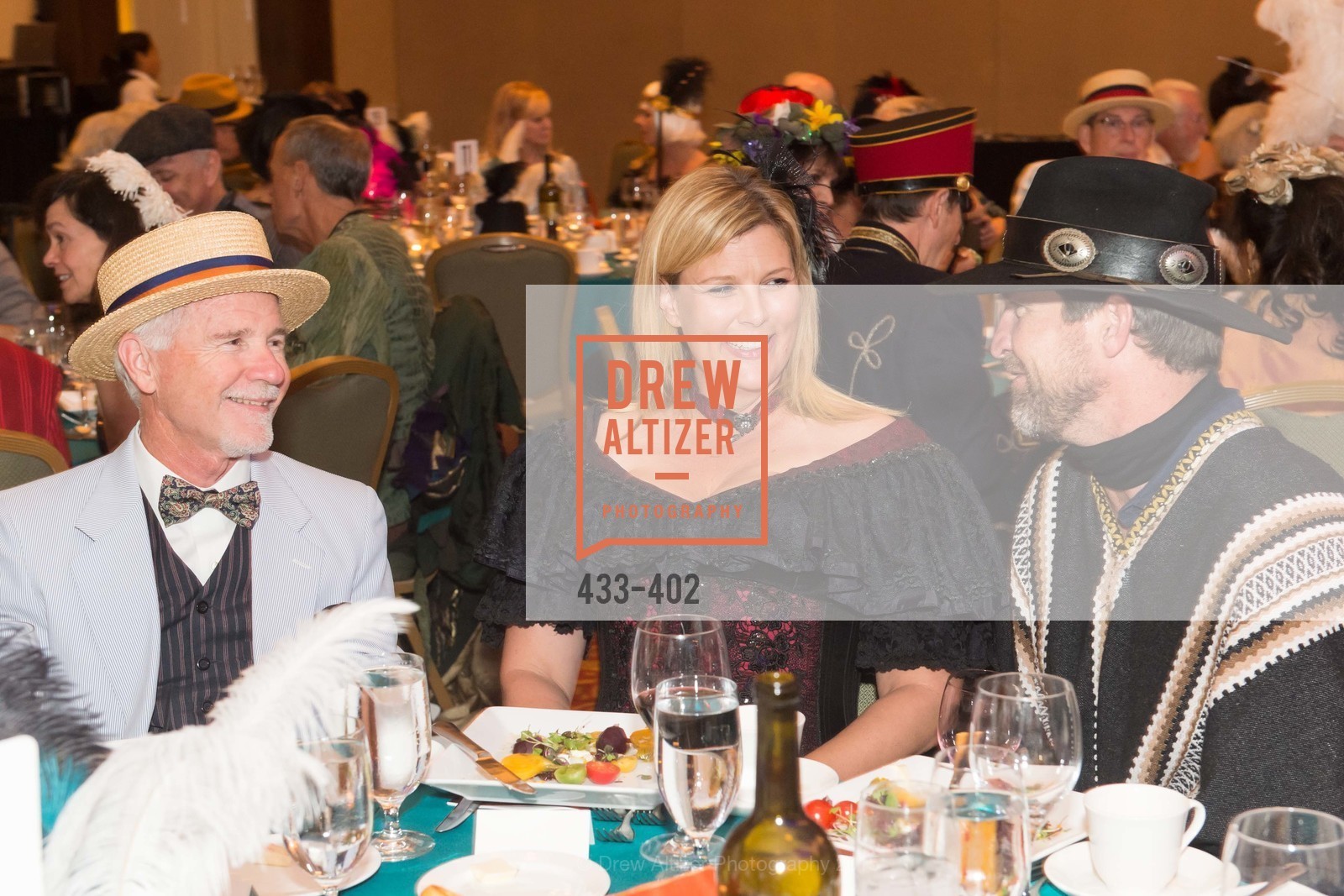 Larry Hambly, Taunya Reilly, Scott Reilly, Theatre Works Presents: Anything Goes, Santa Clara Marriott. Santa Clara Marriott, . 2700 Mission College Blvd, October 17th, 2015, Photo #433-402 Larry Hambly, Taunya Reilly, Scott Reilly, Photo #433-402