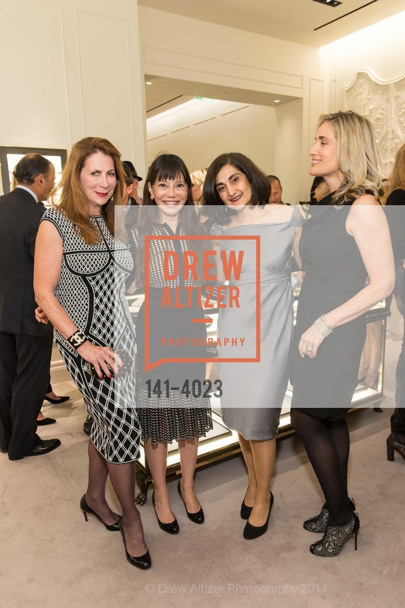 Patricia Ferrin Loucks, France Szeto, Fati Farmanfarmaian, Renata Anderson, ALEXANDER McQUEEN and VOGUE with Special Host Maggie Rizer Celebrate the New San Francisco Boutique, US, February 27th, 2014, Photo #141-4023 Patricia Ferrin Loucks, France Szeto, Fati Farmanfarmaian, Renata Anderson, Photo #141-4023