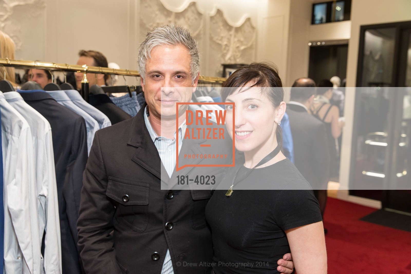Scott Nelson, Jill Harris, ALEXANDER McQUEEN and VOGUE with Special Host Maggie Rizer Celebrate the New San Francisco Boutique, US, February 27th, 2014, Photo #181-4023 Scott Nelson, Jill Harris, Photo #181-4023
