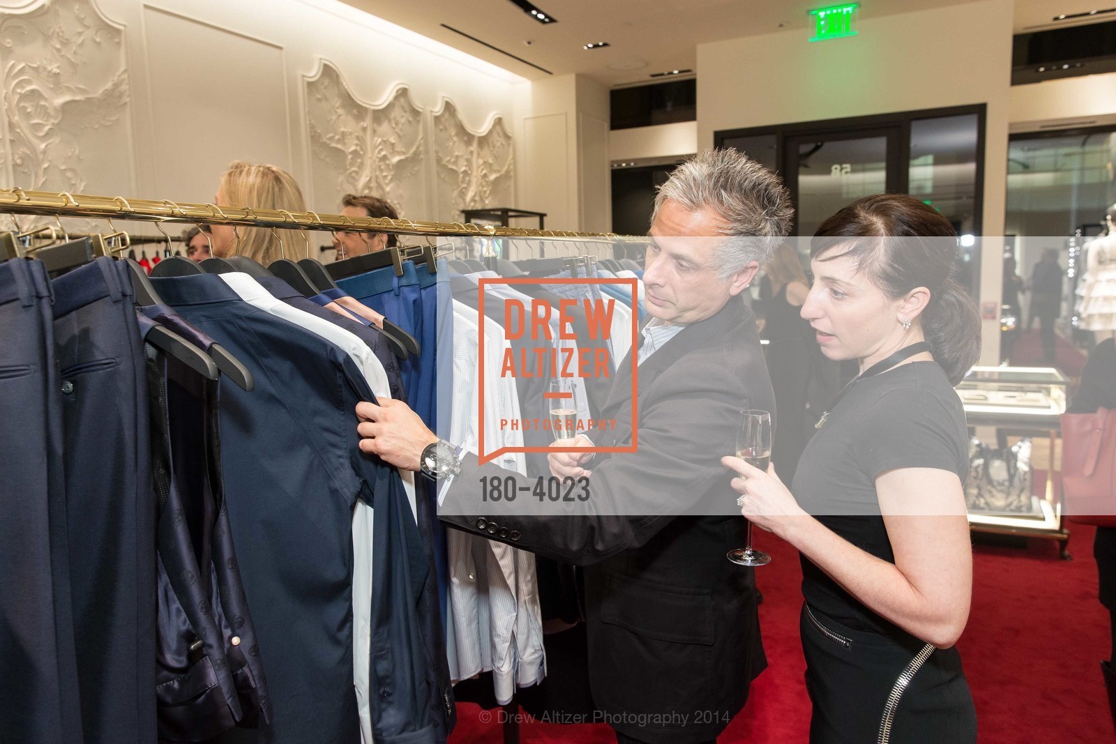 Scott Nelson, Jill Harris, ALEXANDER McQUEEN and VOGUE with Special Host Maggie Rizer Celebrate the New San Francisco Boutique, US, February 27th, 2014, Photo #180-4023 Scott Nelson, Jill Harris, Photo #180-4023