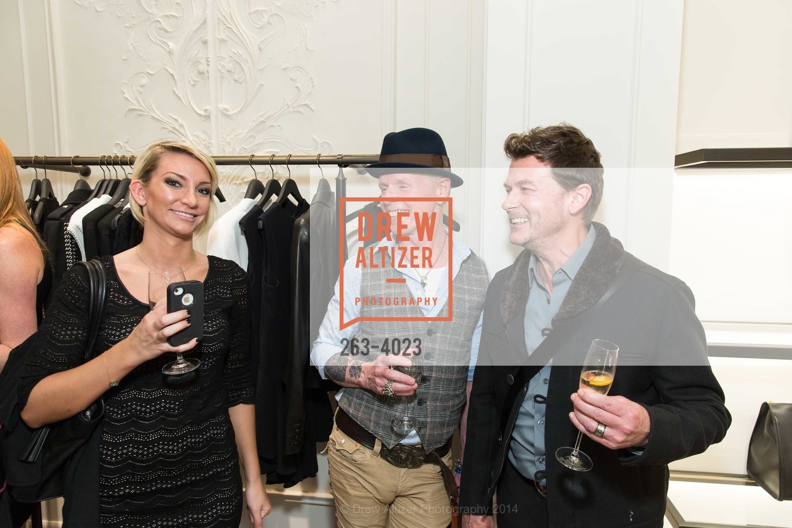 Joe Hovey, Haley Christophe, Christopher Braun, ALEXANDER McQUEEN and VOGUE with Special Host Maggie Rizer Celebrate the New San Francisco Boutique, US, February 27th, 2014, Photo #263-4023 Joe Hovey, Haley Christophe, Christopher Braun, Photo #263-4023