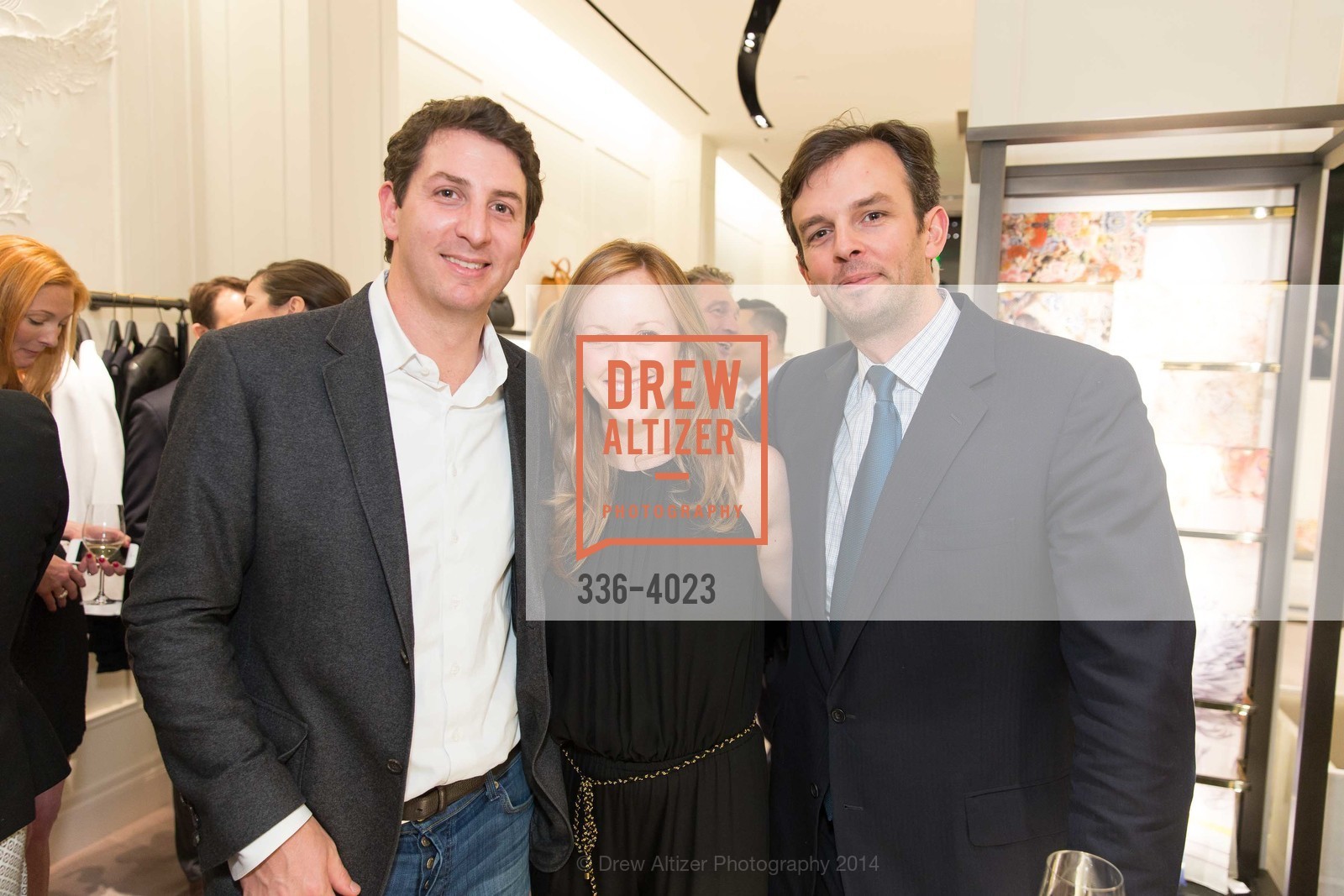 Noah Marks, Hillary Marks, Alex Mehran, ALEXANDER McQUEEN and VOGUE with Special Host Maggie Rizer Celebrate the New San Francisco Boutique, US, February 27th, 2014, Photo #336-4023 Noah Marks, Hillary Marks, Alex Mehran, Photo #336-4023