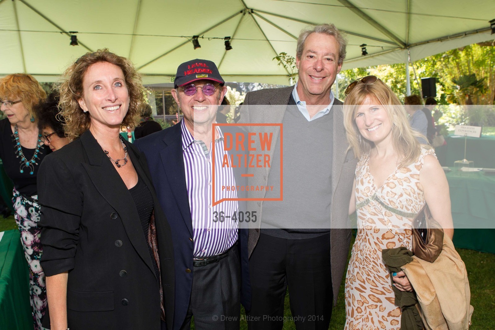 Taylor Milsal, Phil Schlein, Bob Tandler, Nicole DeMeo, SAN FRANCISCO BOTANICAL GARDEN Luncheon: Garden Feast, US, May 21st, 2014, Photo #36-4035 Taylor Milsal, Phil Schlein, Bob Tandler, Nicole DeMeo, Photo #36-4035