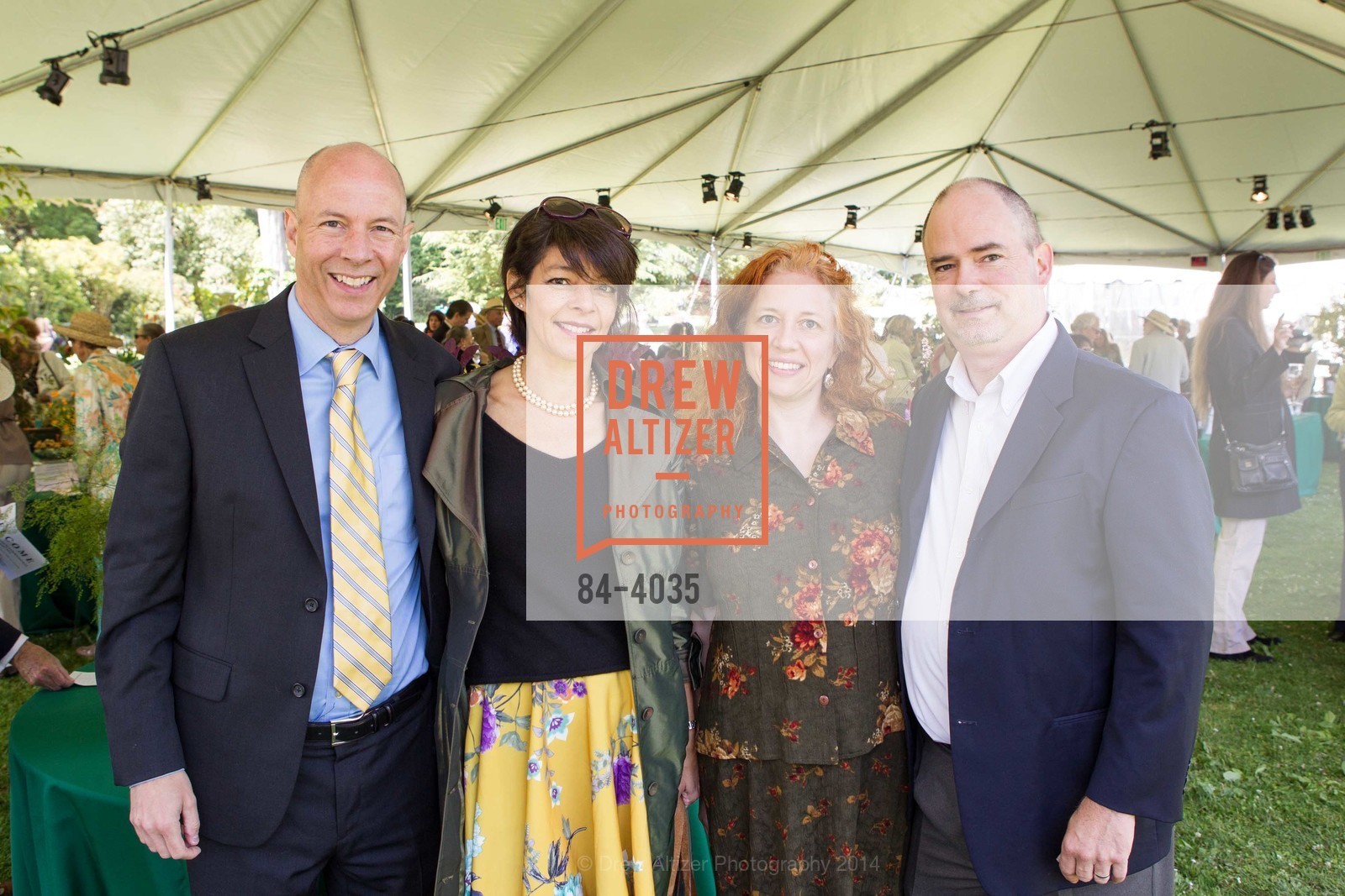 Patrick McGovern, Raquel McGovern, Daphne Blumenthal, Peter Priel, SAN FRANCISCO BOTANICAL GARDEN Luncheon: Garden Feast, US, May 21st, 2014, Photo #84-4035 Patrick McGovern, Raquel McGovern, Daphne Blumenthal, Peter Priel, Photo #84-4035