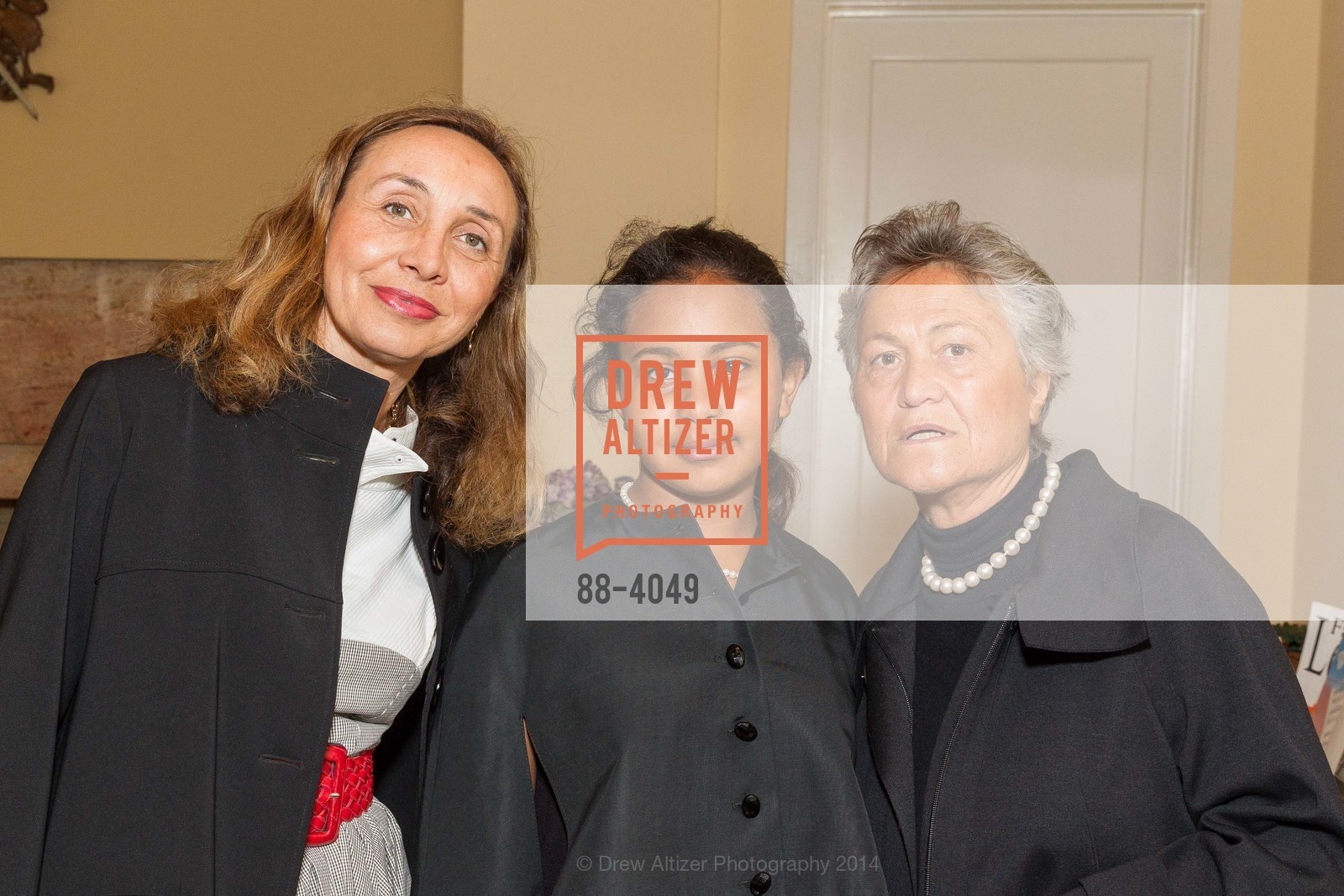 Beatrice Ruini, Camilla Ruini, Corina Manetti, Ground Breaking of the SHREM MUSEUM at the Robert and Margrit Mondavit Center for Performing Arts and UC Davis, US, March 1st, 2014, Photo #88-4049 Beatrice Ruini, Camilla Ruini, Corina Manetti, Photo #88-4049