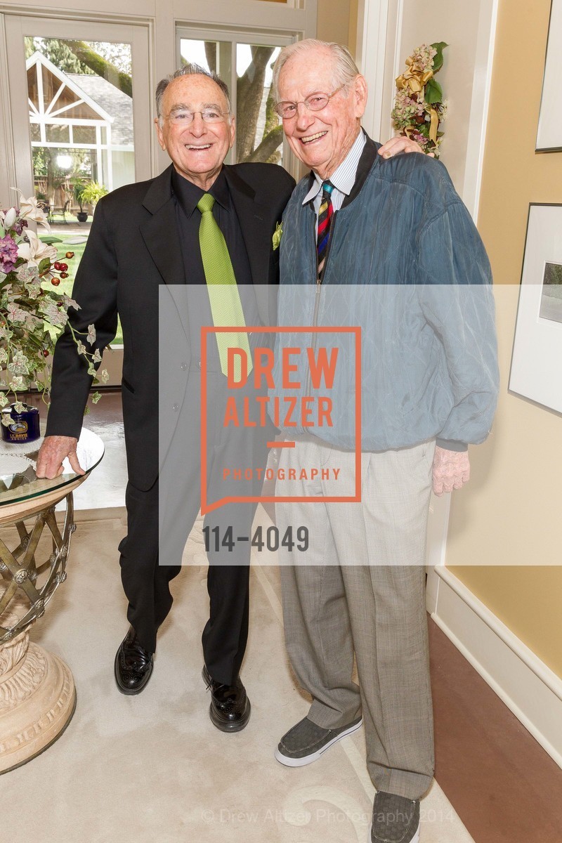Jan Shrem, Wayne Thiebaud, Ground Breaking of the SHREM MUSEUM at the Robert and Margrit Mondavit Center for Performing Arts and UC Davis, US, March 1st, 2014, Photo #114-4049 Jan Shrem, Wayne Thiebaud, Photo #114-4049