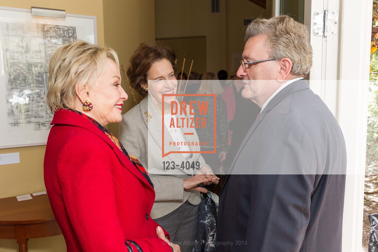 Sandra Lloyd, Barbara George, Spyros Tseregounis, Ground Breaking of the SHREM MUSEUM at the Robert and Margrit Mondavit Center for Performing Arts and UC Davis, US, March 1st, 2014, Photo #123-4049 Sandra Lloyd, Barbara George, Spyros Tseregounis, Photo #123-4049