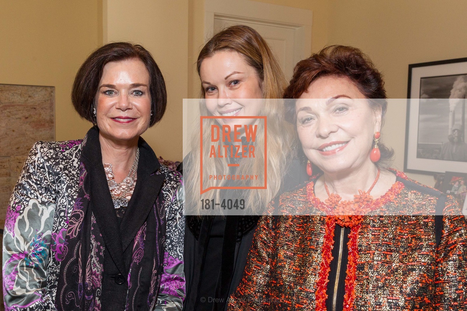 Lucy Buchanan, Tatiana Sorokko, Maria Manetti Shrem, Ground Breaking of the SHREM MUSEUM at the Robert and Margrit Mondavit Center for Performing Arts and UC Davis, US, March 1st, 2014, Photo #181-4049 Lucy Buchanan, Tatiana Sorokko, Maria Manetti Shrem, Photo #181-4049