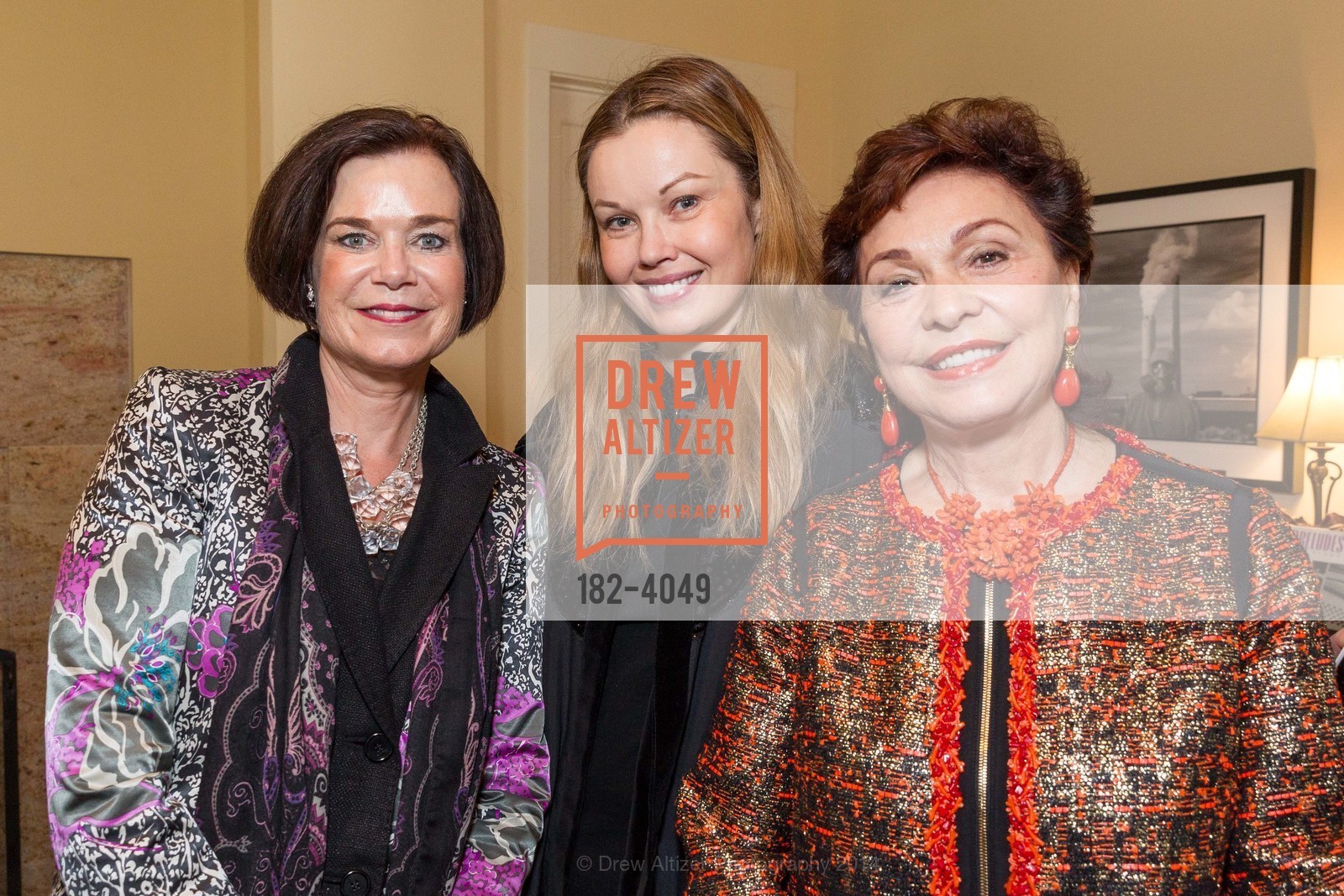 Lucy Buchanan, Tatiana Sorokko, Maria Manetti Shrem, Ground Breaking of the SHREM MUSEUM at the Robert and Margrit Mondavit Center for Performing Arts and UC Davis, US, March 1st, 2014, Photo #182-4049 Lucy Buchanan, Tatiana Sorokko, Maria Manetti Shrem, Photo #182-4049