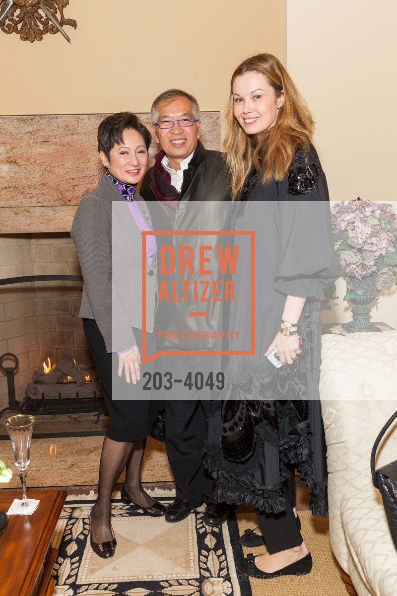 Doreen Ho, James Ho, Tatiana Sorokko, Ground Breaking of the SHREM MUSEUM at the Robert and Margrit Mondavit Center for Performing Arts and UC Davis, US, March 1st, 2014, Photo #203-4049 Doreen Ho, James Ho, Tatiana Sorokko, Photo #203-4049