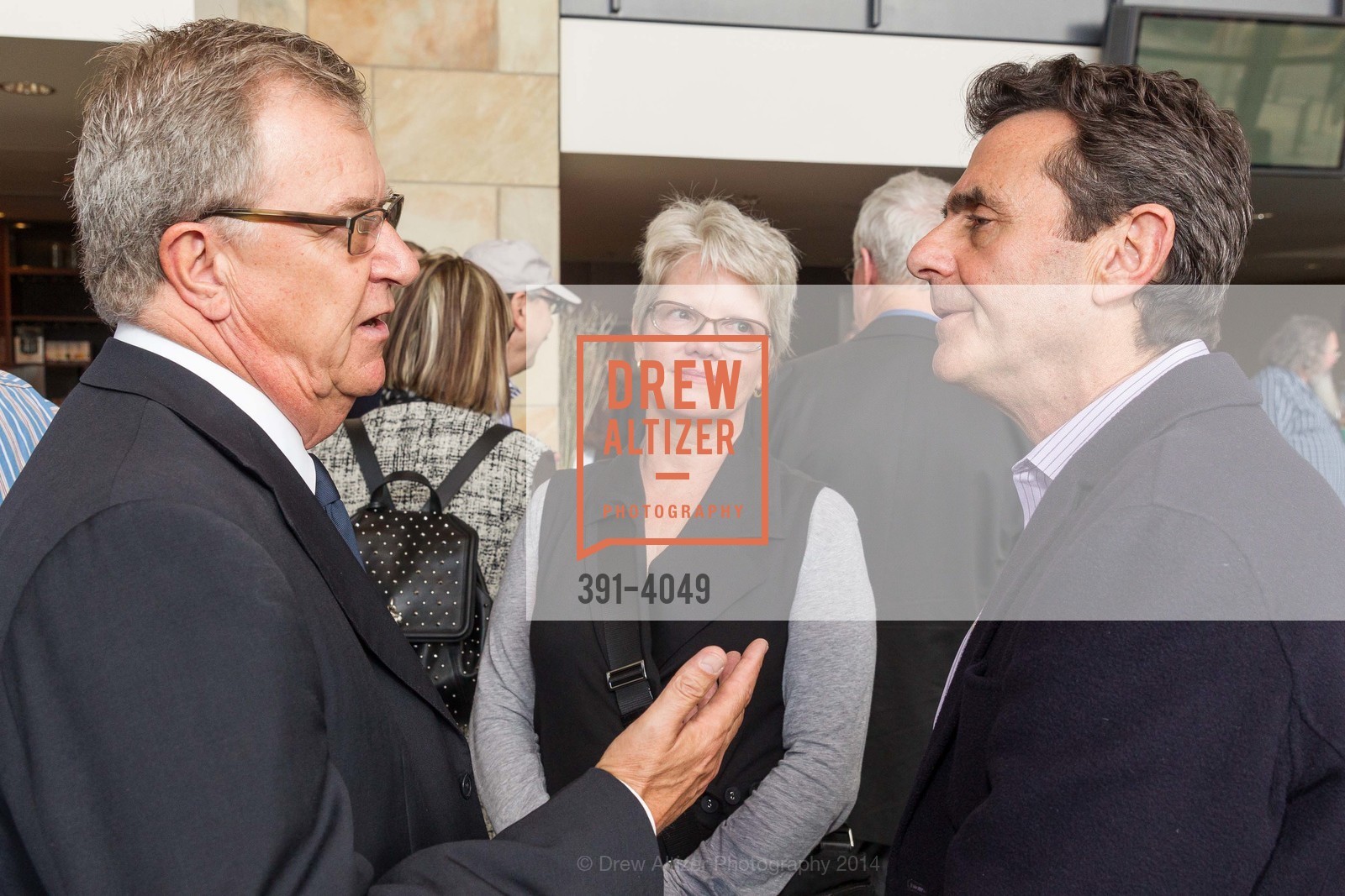 Hugh Davies, Faye Hunter, Neal Benezra, Ground Breaking of the SHREM MUSEUM at the Robert and Margrit Mondavit Center for Performing Arts and UC Davis, US, March 1st, 2014, Photo #391-4049 Hugh Davies, Faye Hunter, Neal Benezra, Photo #391-4049