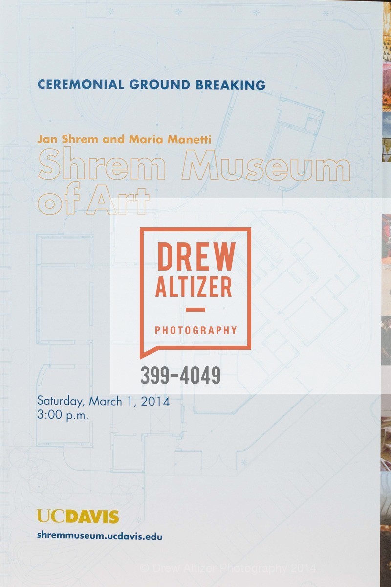 Atmosphere, Ground Breaking of the SHREM MUSEUM at the Robert and Margrit Mondavit Center for Performing Arts and UC Davis, US, March 1st, 2014, Photo #399-4049 Atmosphere, Photo #399-4049