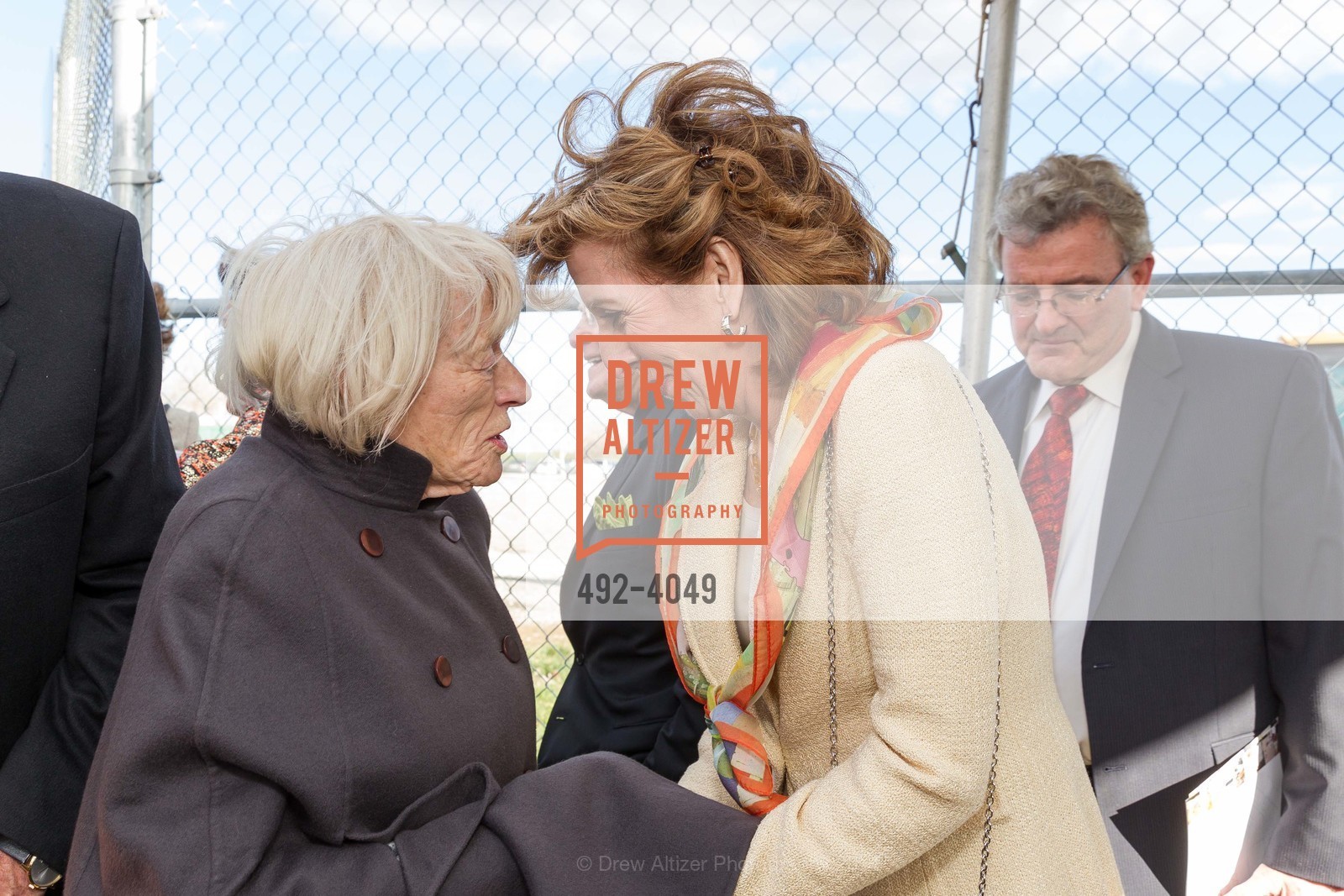 Margrit Mondavi, Chancellor Linda Katehi, Ground Breaking of the SHREM MUSEUM at the Robert and Margrit Mondavit Center for Performing Arts and UC Davis, US, March 1st, 2014, Photo #492-4049 Margrit Mondavi, Chancellor Linda Katehi, Photo #492-4049