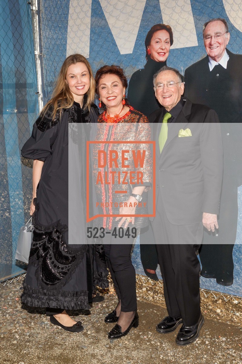 Tatiana Sorokko, Maria Manetti Shrem, Jan Shrem, Ground Breaking of the SHREM MUSEUM at the Robert and Margrit Mondavit Center for Performing Arts and UC Davis, US, March 1st, 2014, Photo #523-4049 Tatiana Sorokko, Maria Manetti Shrem, Jan Shrem, Photo #523-4049