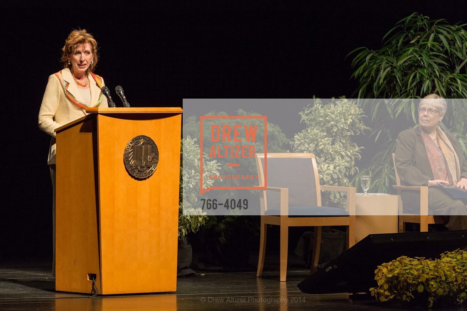 Chancellor Linda Katehi, Ground Breaking of the SHREM MUSEUM at the Robert and Margrit Mondavit Center for Performing Arts and UC Davis, US, March 1st, 2014, Photo #766-4049 Chancellor Linda Katehi, Photo #766-4049