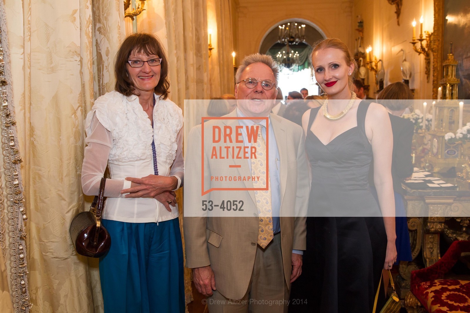Martine Kraus, Bob Jerriman, Rikki Hawkins, GETTY Hosts Philharmonia Baroque Orchestra, US, May 21st, 2014, Photo #53-4052 Martine Kraus, Bob Jerriman, Rikki Hawkins, Photo #53-4052