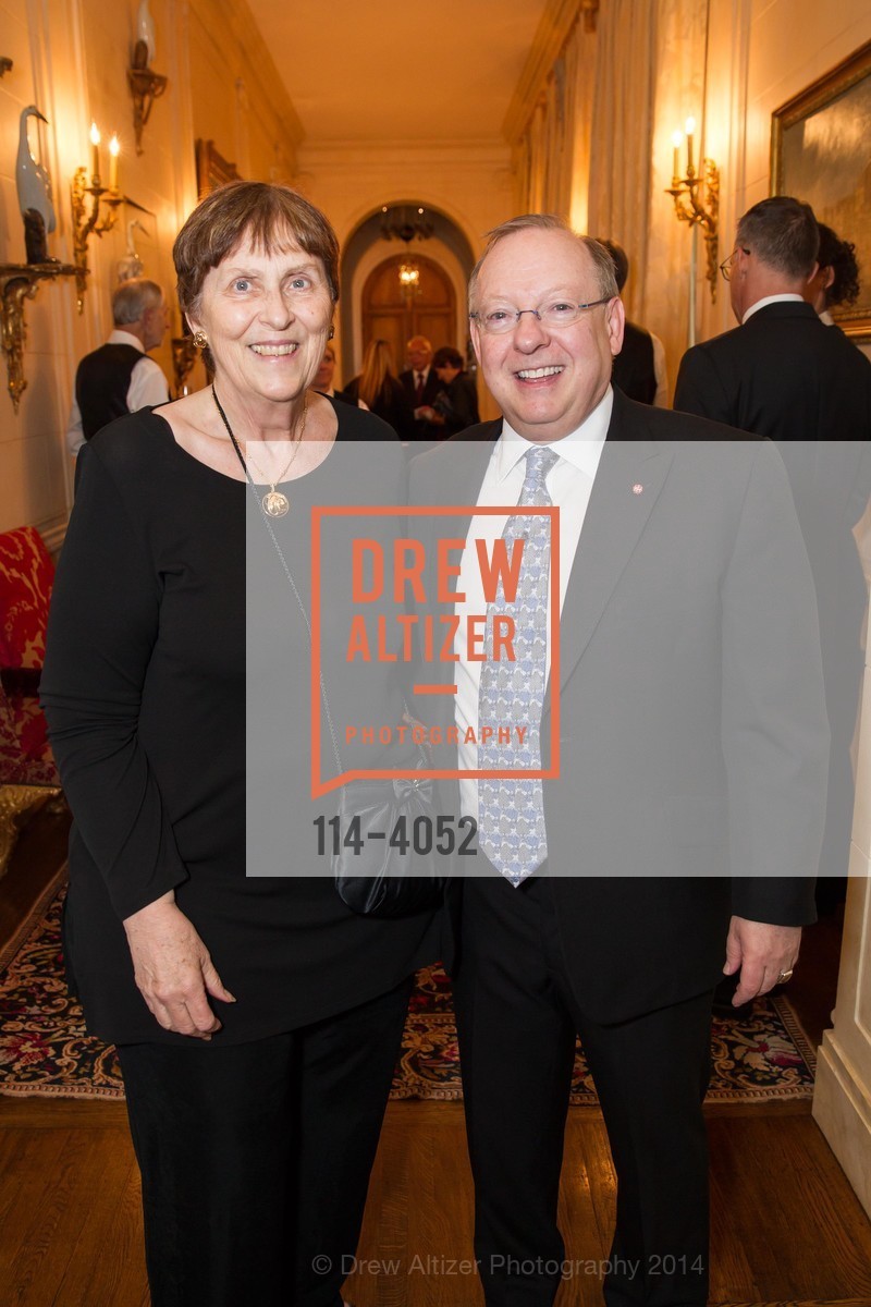 Linda Brewer, Nicholas McGegan, GETTY Hosts Philharmonia Baroque Orchestra, US, May 21st, 2014, Photo #114-4052 Linda Brewer, Nicholas McGegan, Photo #114-4052