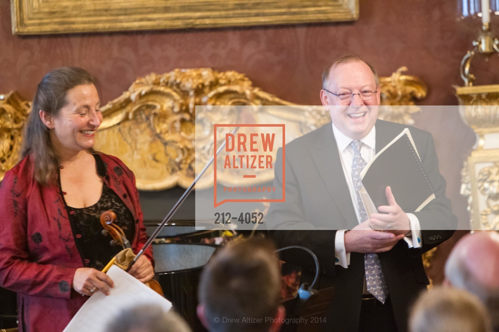 Nicholas McGegan, GETTY Hosts Philharmonia Baroque Orchestra, US, May 21st, 2014, Photo #212-4052 Nicholas McGegan, Photo #212-4052