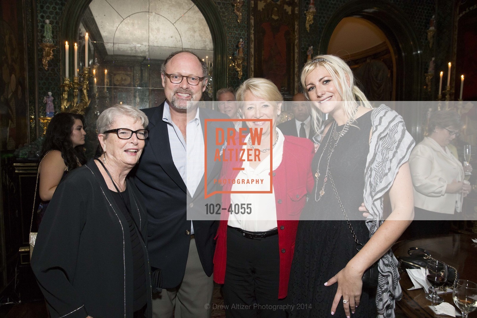 Constance Carew, Jonathan Moscone, Nancy Olson, Kathryn Carew, CAL SHAKES Cocktail Reception, US, September 18th, 2014, Photo #102-4055 Constance Carew, Jonathan Moscone, Nancy Olson, Kathryn Carew, Photo #102-4055