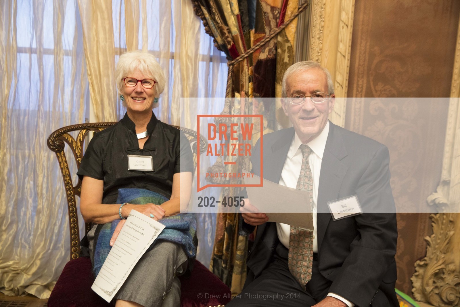 Carol Leimbach, Bill Leimbach, CAL SHAKES Cocktail Reception, US, September 18th, 2014, Photo #202-4055 Carol Leimbach, Bill Leimbach, Photo #202-4055