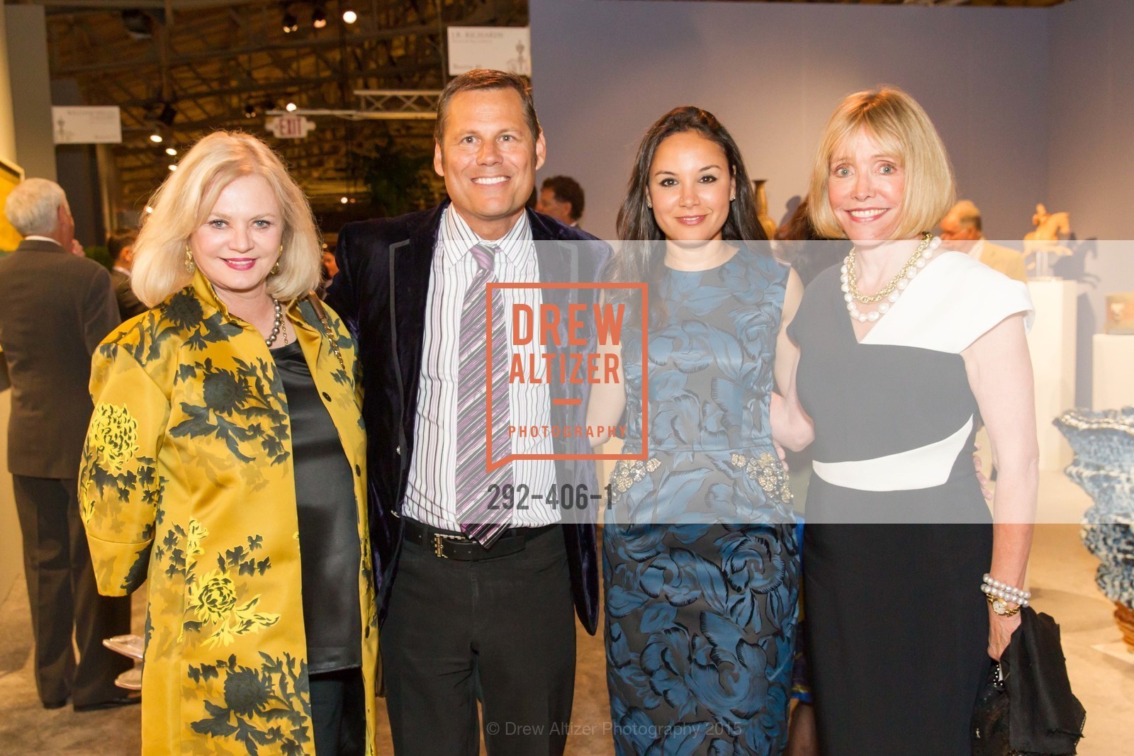 Heidi Betz, Mark Calvano, Bahya Murad, Merrill Randol, The San Francisco Fall Antiques Show, Festival Pavilion, Fort Mason. Festival Pavilion, Fort Mason, October 21st, 2015, Photo #292-406-1 Heidi Betz, Mark Calvano, Bahya Murad, Merrill Randol, Photo #292-406-1