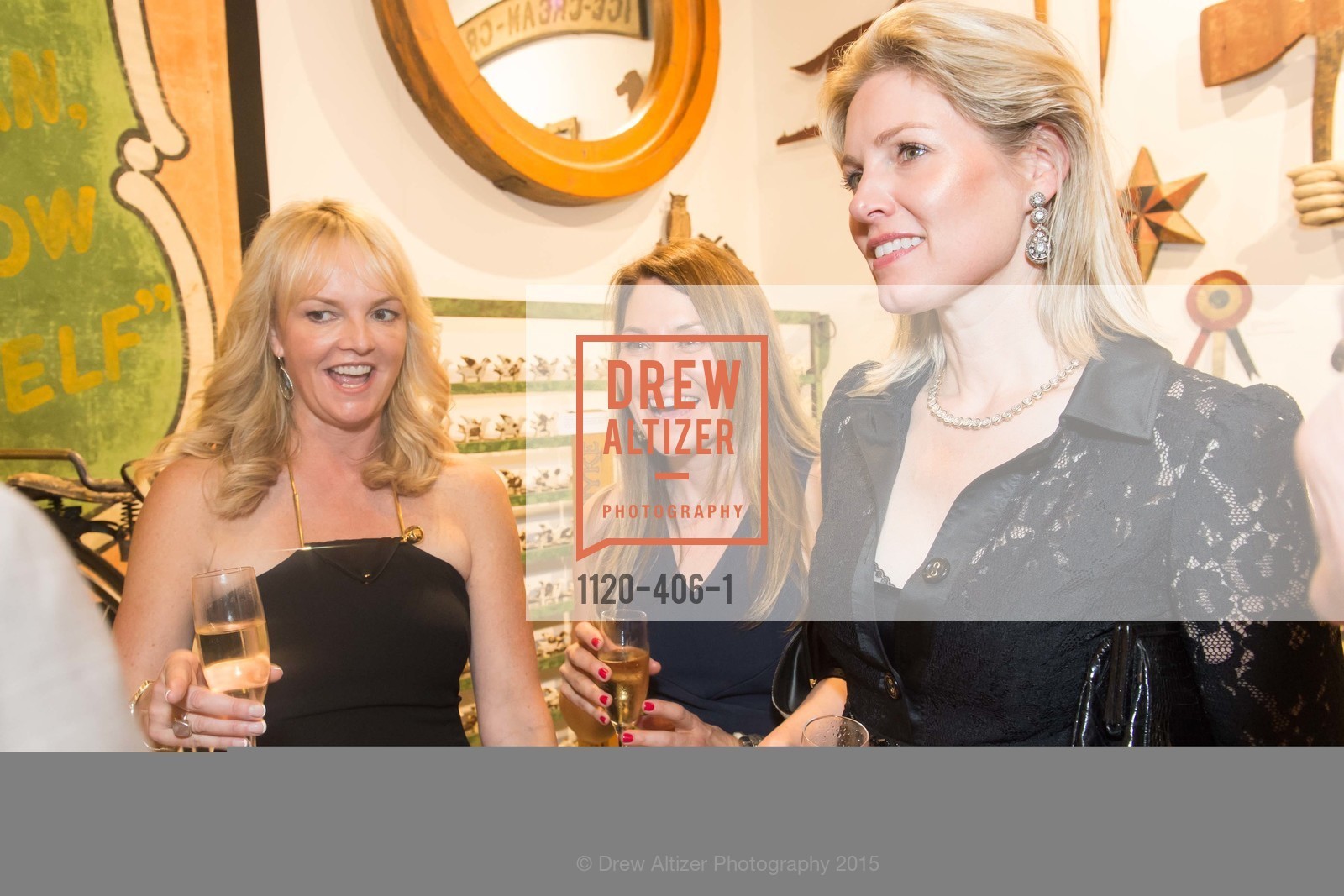 Ginelle Loevner, Toni Stinton, Sara Lewis, The San Francisco Fall Antiques Show, Festival Pavilion, Fort Mason. Festival Pavilion, Fort Mason, October 21st, 2015, Photo #1120-406-1 Ginelle Loevner, Toni Stinton, Sara Lewis, Photo #1120-406-1