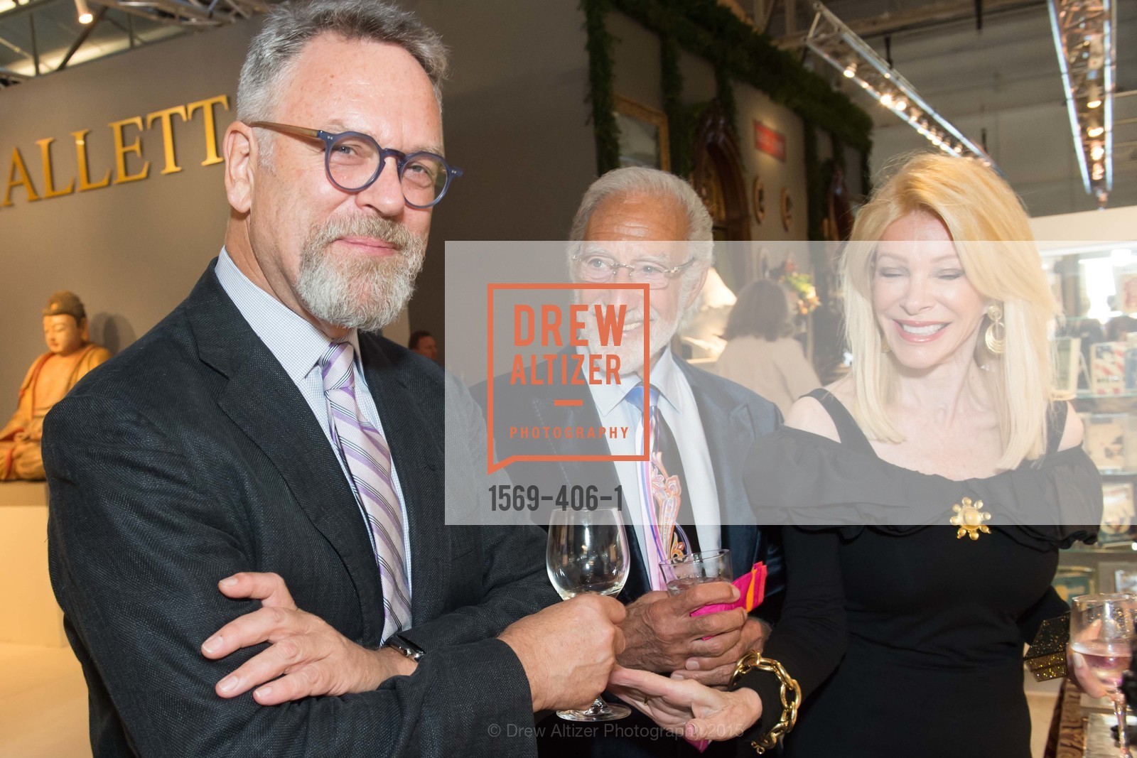 Nion McEvoy, Ted Diekel, Pamela Deikel, The San Francisco Fall Antiques Show, Festival Pavilion, Fort Mason, October 21st, 2015,Drew Altizer, Drew Altizer Photography, full-service agency, private events, San Francisco photographer, photographer california