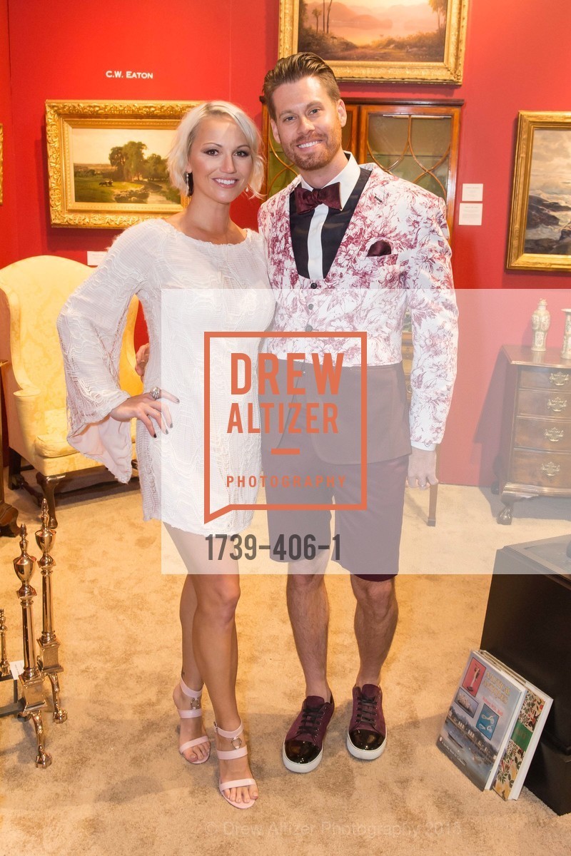 Bre Johnson, Nathan Johnson, The San Francisco Fall Antiques Show, Festival Pavilion, Fort Mason. Festival Pavilion, Fort Mason, October 21st, 2015, Photo #1739-406-1 Bre Johnson, Nathan Johnson, Photo #1739-406-1