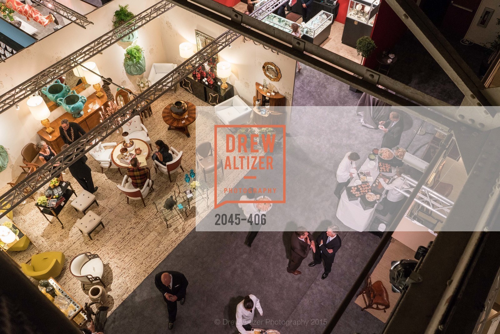 Atmosphere, The San Francisco Fall Antiques Show, Festival Pavilion, Fort Mason, October 21st, 2015,Drew Altizer, Drew Altizer Photography, full-service agency, private events, San Francisco photographer, photographer california