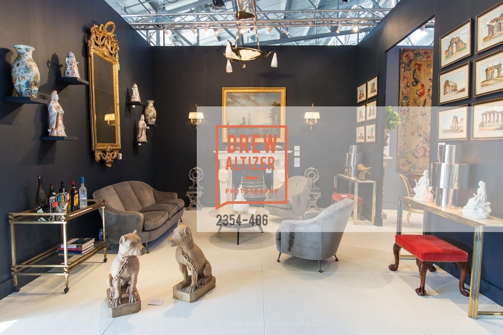 Atmosphere, The San Francisco Fall Antiques Show, Festival Pavilion, Fort Mason, October 21st, 2015,Drew Altizer, Drew Altizer Photography, full-service event agency, private events, San Francisco photographer, photographer California