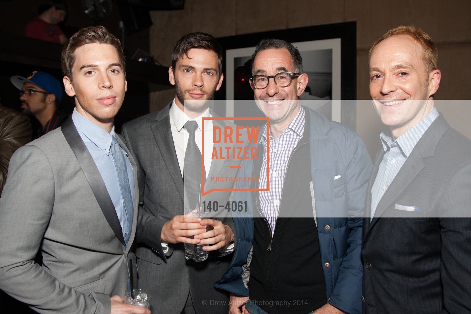Jordan Gavaris, Devon Graye, Alan Wintermute, Colin Bailey, SAN FRANCISCO INTERNATIONAL FILM FESTIVAL Presents LAST WEEKEND Premier at the Kabuki Sundance Cinemas, US, May 2nd, 2014, Photo #140-4061 Jordan Gavaris, Devon Graye, Alan Wintermute, Colin Bailey, Photo #140-4061