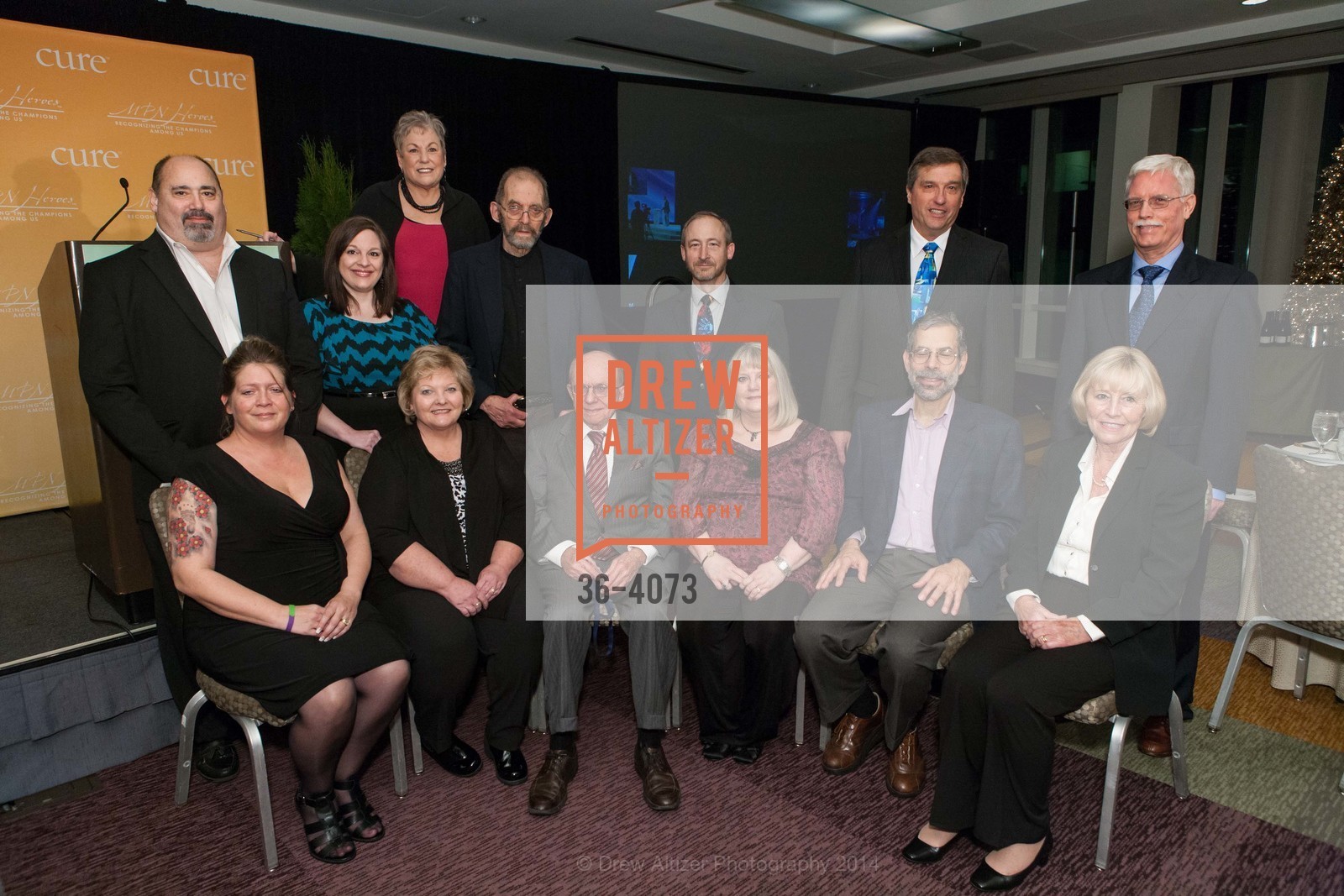 Kathleen Vogt, Gary Vogt, Rebecca Claassen, Kathy LaTour, Sue Lowdon, Zhenya Senyak, Richard Silver, David Denny, Diane Blackstock, Ron Kruszewski, David Alexander, Antje Hjerpe, Bob Niblack, CURE MAGAZINE'S MPN Heroes Awards, US, December 7th, 2014, Photo #36-4073 Kathleen Vogt, Gary Vogt, Rebecca Claassen, Kathy LaTour, Sue Lowdon, Zhenya Senyak, Richard Silver, David Denny, Diane Blackstock, Ron Kruszewski, David Alexander, Antje Hjerpe, Bob Niblack, Photo #36-4073