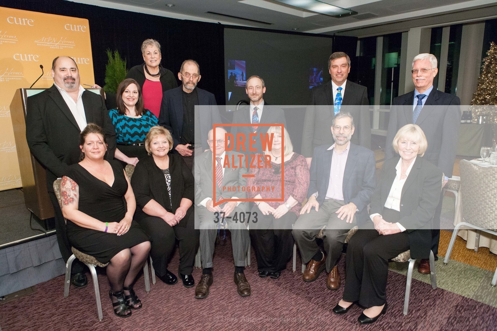Kathleen Vogt, Gary Vogt, Rebecca Claassen, Kathy LaTour, Sue Lowdon, Zhenya Senyak, Richard Silver, David Denny, Diane Blackstock, Ron Kruszewski, David Alexander, Antje Hjerpe, Bob Niblack, CURE MAGAZINE'S MPN Heroes Awards, US, December 7th, 2014, Photo #37-4073 Kathleen Vogt, Gary Vogt, Rebecca Claassen, Kathy LaTour, Sue Lowdon, Zhenya Senyak, Richard Silver, David Denny, Diane Blackstock, Ron Kruszewski, David Alexander, Antje Hjerpe, Bob Niblack, Photo #37-4073