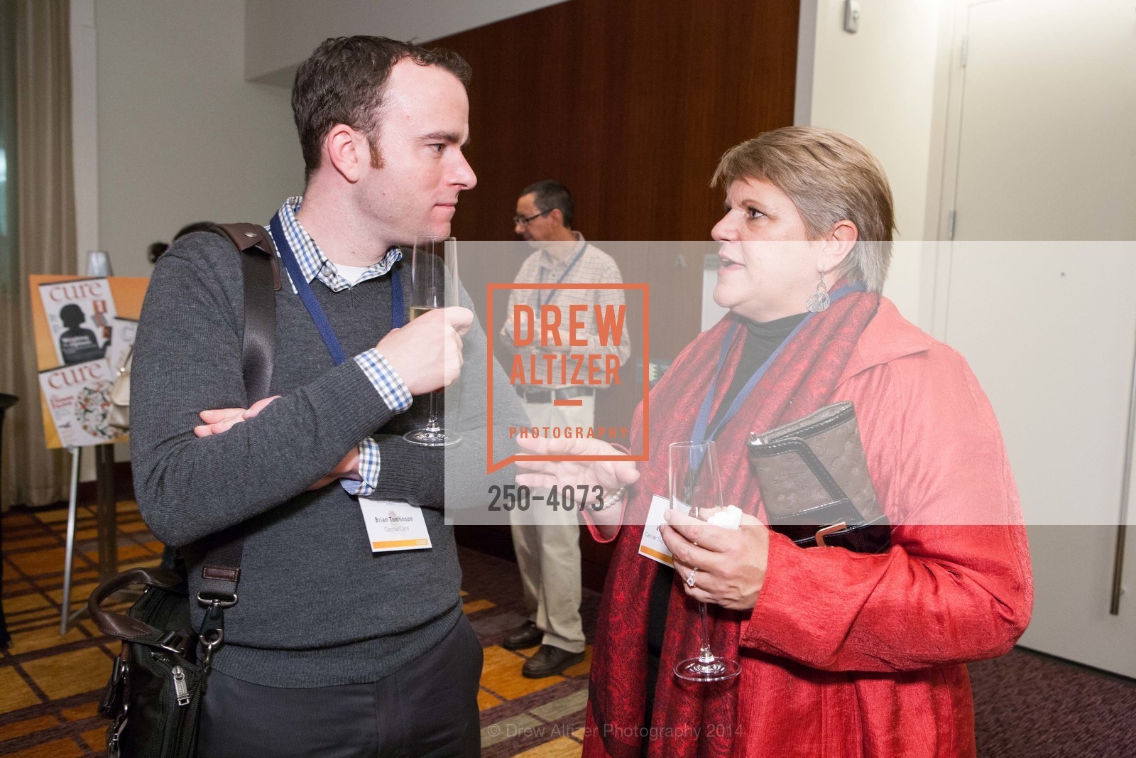 Brian Tomlinson, Vicki Kennedy, CURE MAGAZINE'S MPN Heroes Awards, US, December 7th, 2014, Photo #250-4073 Brian Tomlinson, Vicki Kennedy, Photo #250-4073
