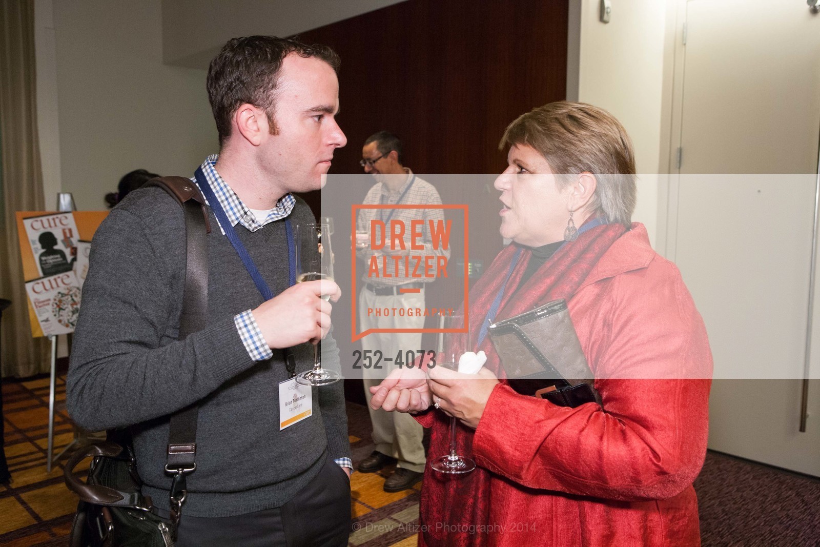 Brian Tomlinson, Vicki Kennedy, CURE MAGAZINE'S MPN Heroes Awards, US, December 7th, 2014, Photo #252-4073 Brian Tomlinson, Vicki Kennedy, Photo #252-4073
