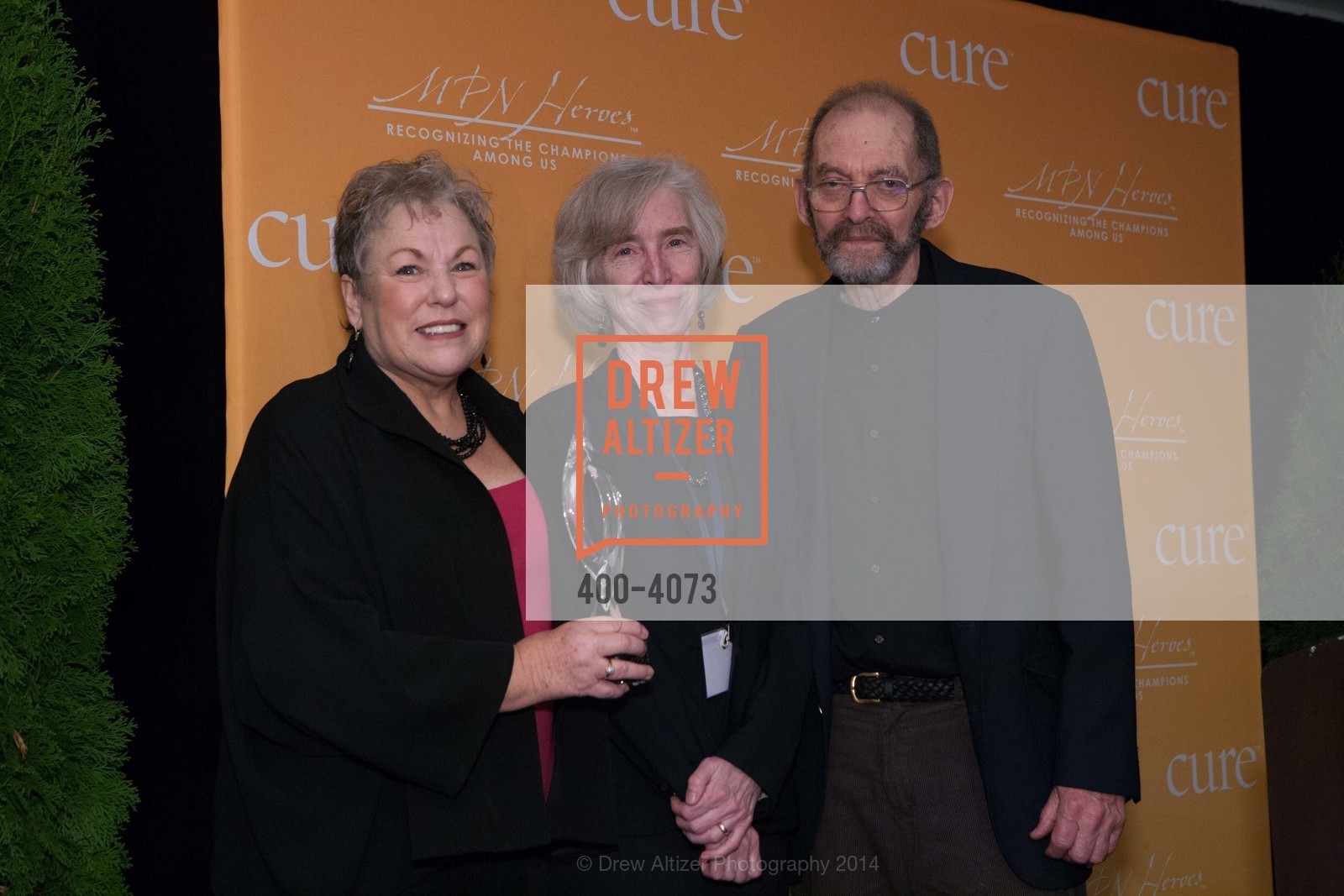 Kathy LaTour, Barbara van Husen, Zhenya Senyak, CURE MAGAZINE'S MPN Heroes Awards, US, December 7th, 2014, Photo #400-4073 Kathy LaTour, Barbara van Husen, Zhenya Senyak, Photo #400-4073