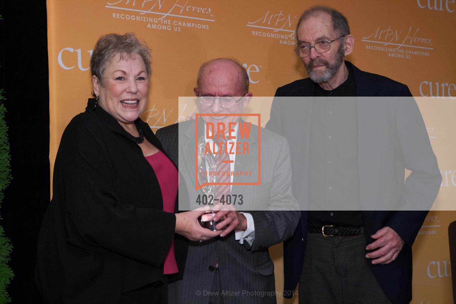 Kathy LaTour, Richard Silver, Zhenya Senyak, CURE MAGAZINE'S MPN Heroes Awards, US, December 7th, 2014, Photo #402-4073 Kathy LaTour, Richard Silver, Zhenya Senyak, Photo #402-4073