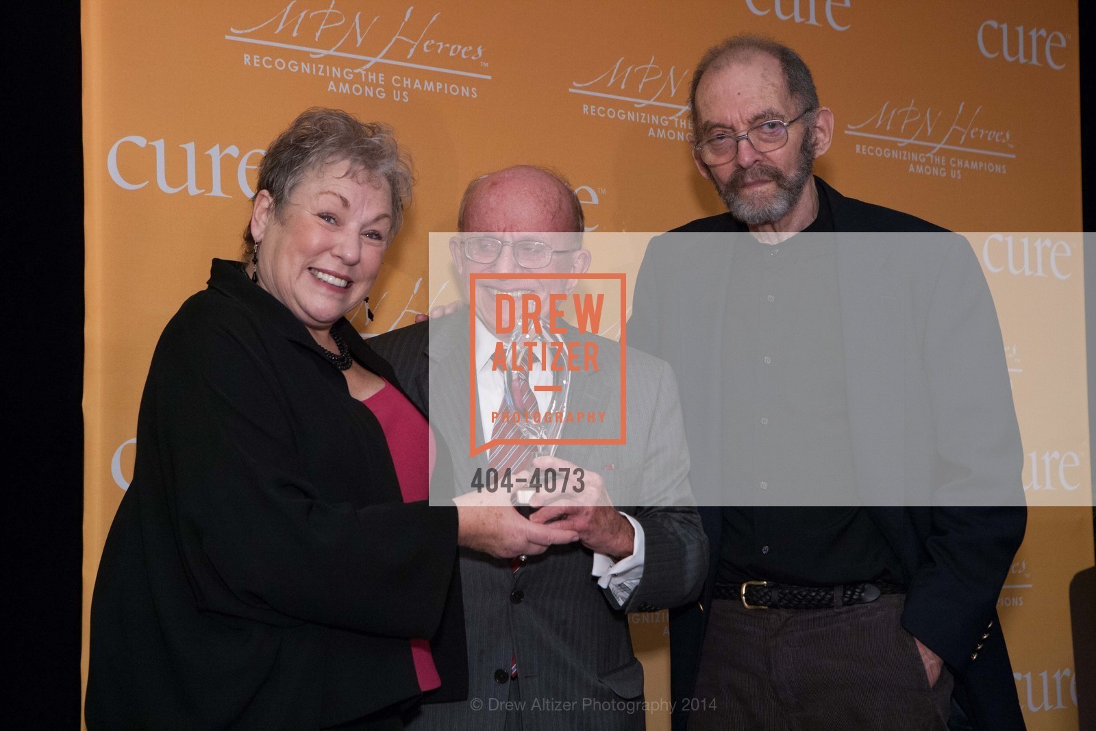 Kathy LaTour, Richard Silver, Zhenya Senyak, CURE MAGAZINE'S MPN Heroes Awards, US, December 7th, 2014, Photo #404-4073 Kathy LaTour, Richard Silver, Zhenya Senyak, Photo #404-4073