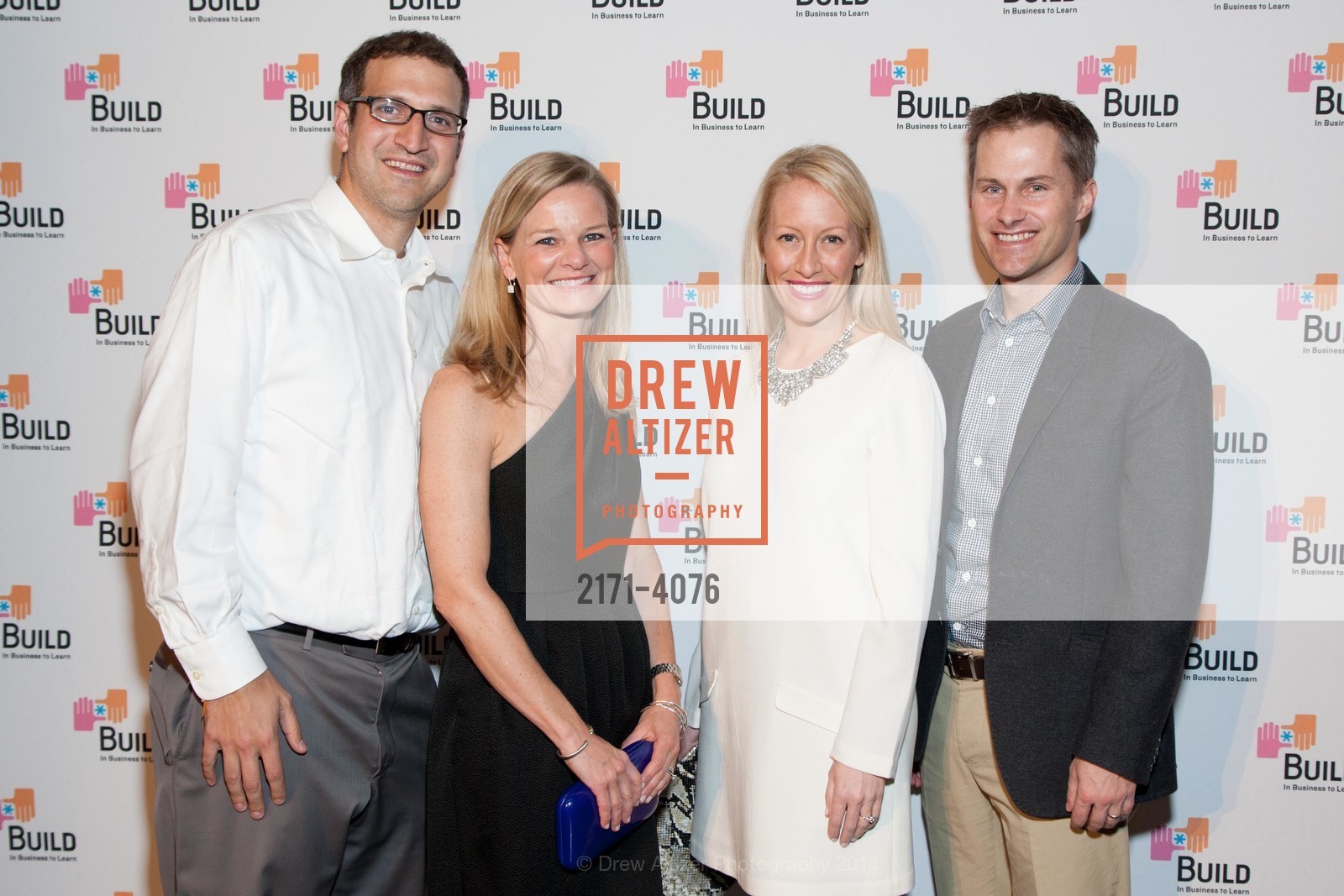 Noah Wintroub, Carey Wintroub, Julia Hartz, Kevin Hartz, The BUILD Gala 2014 Honoring Ben Silbermann with the Pitch Prize for Enterpreneurship, US, March 1st, 2014, Photo #2171-4076 Noah Wintroub, Carey Wintroub, Julia Hartz, Kevin Hartz, Photo #2171-4076