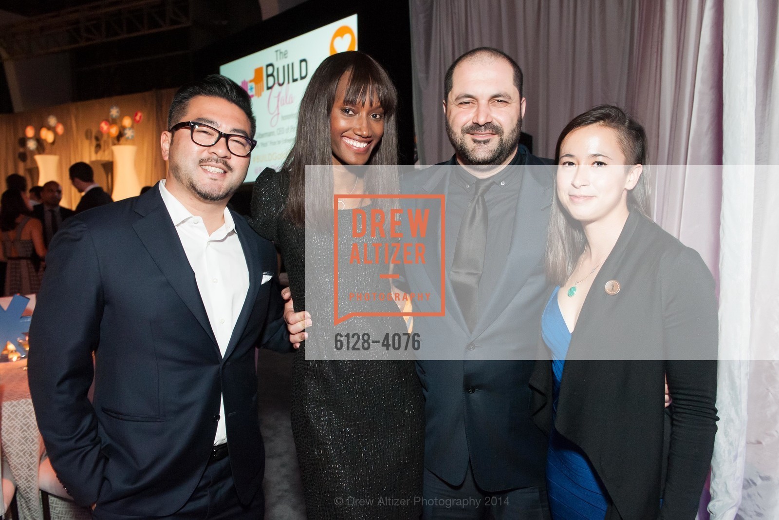 Steve Jang, Jaunel McKenzie, Shervin Pishevar, Kim Putler, The BUILD Gala 2014 Honoring Ben Silbermann with the Pitch Prize for Enterpreneurship, US, March 1st, 2014, Photo #6128-4076 Steve Jang, Jaunel McKenzie, Shervin Pishevar, Kim Putler, Photo #6128-4076