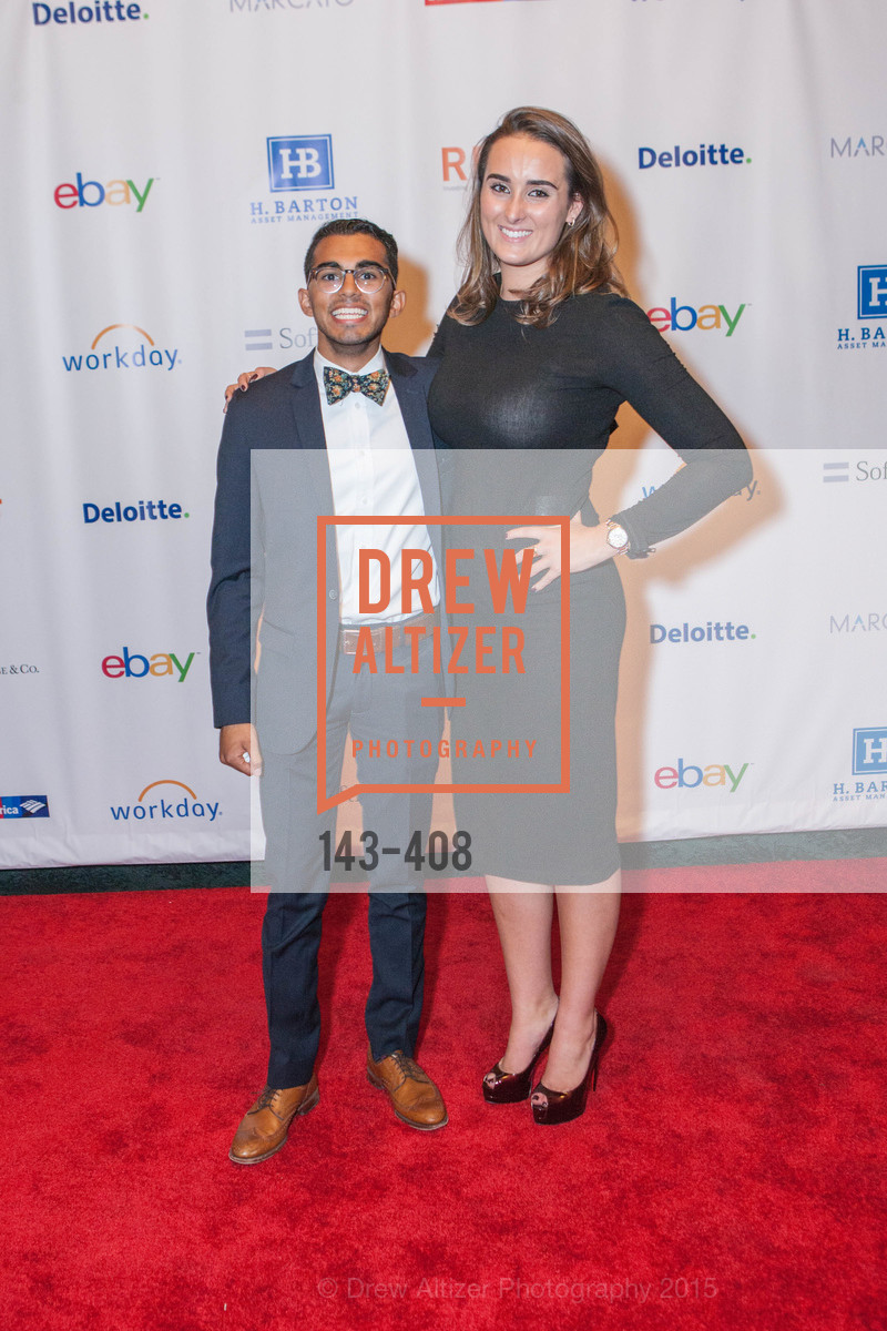 Umair Ahmed, Mackenna Comolli, REDF's 2015 BENEFIT featuring JOURNEY, The Warfield Theatre. Warfield, October 22nd, 2015, Photo #143-408 Umair Ahmed, Mackenna Comolli, Photo #143-408