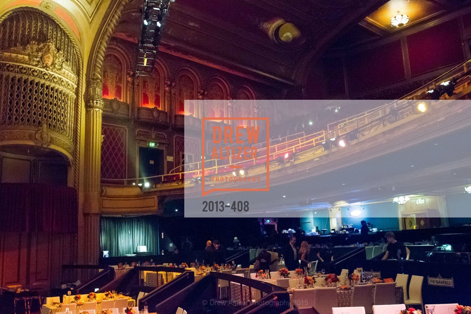 Atmosphere, REDF's 2015 BENEFIT featuring JOURNEY, The Warfield Theatre. 982 Market St, October 22nd, 2015,Drew Altizer, Drew Altizer Photography, full-service agency, private events, San Francisco photographer, photographer california
