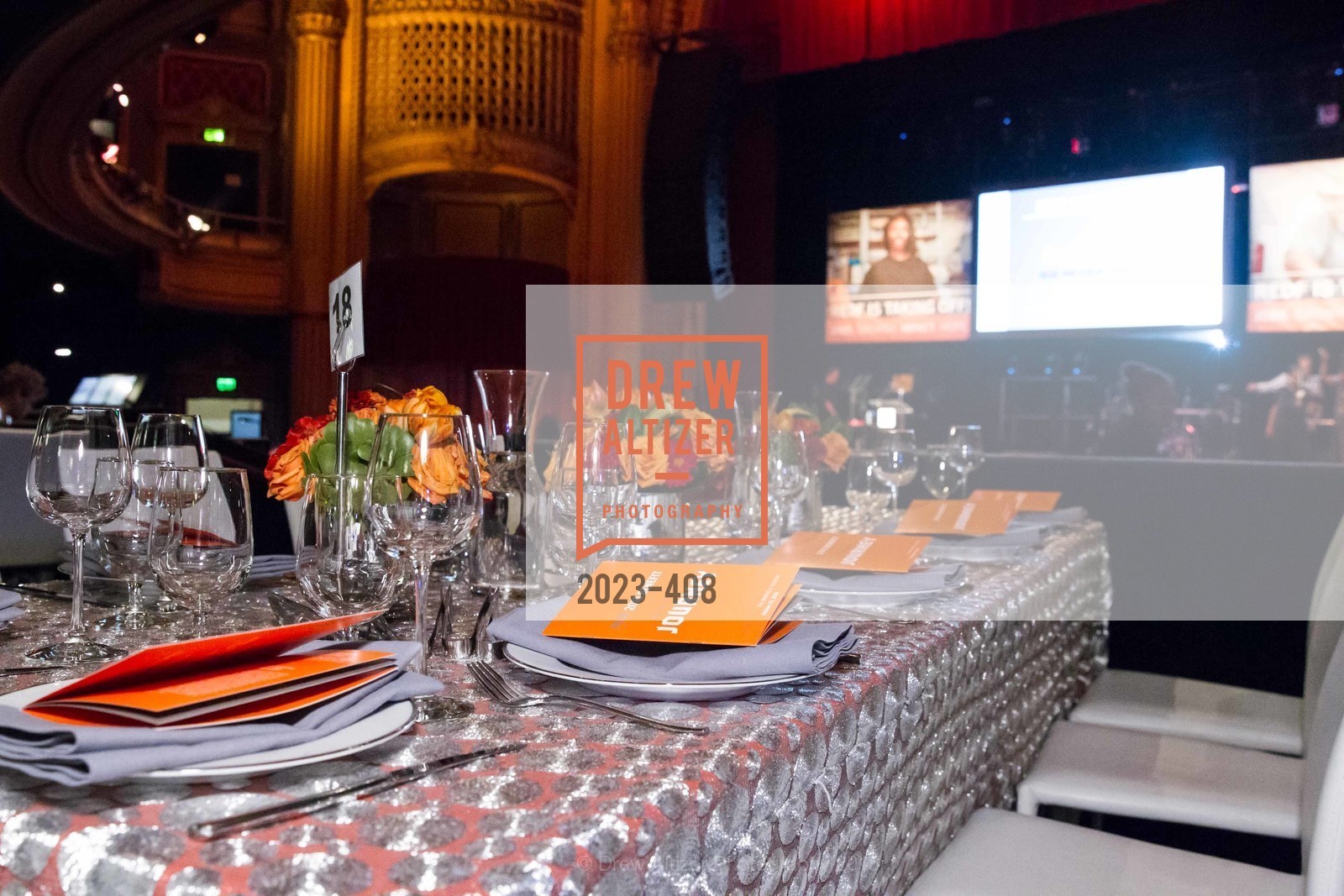 Atmosphere, REDF's 2015 BENEFIT featuring JOURNEY, The Warfield Theatre. 982 Market St, October 22nd, 2015,Drew Altizer, Drew Altizer Photography, full-service agency, private events, San Francisco photographer, photographer california