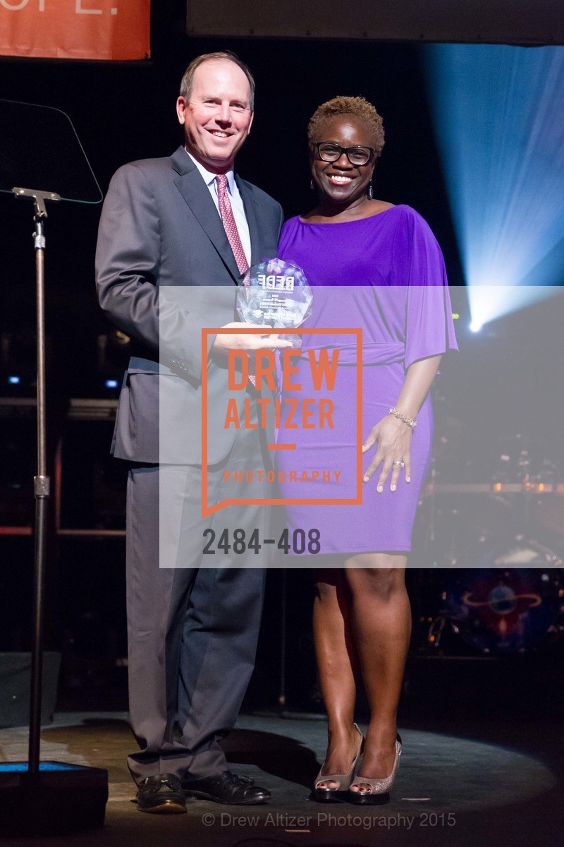 Ron Struzenegger, Lande Ajose, REDF's 2015 BENEFIT featuring JOURNEY, The Warfield Theatre. The Warfield Theatre, . 982 Market St, October 22nd, 2015, Photo #2484-408 Ron Struzenegger, Lande Ajose, Photo #2484-408