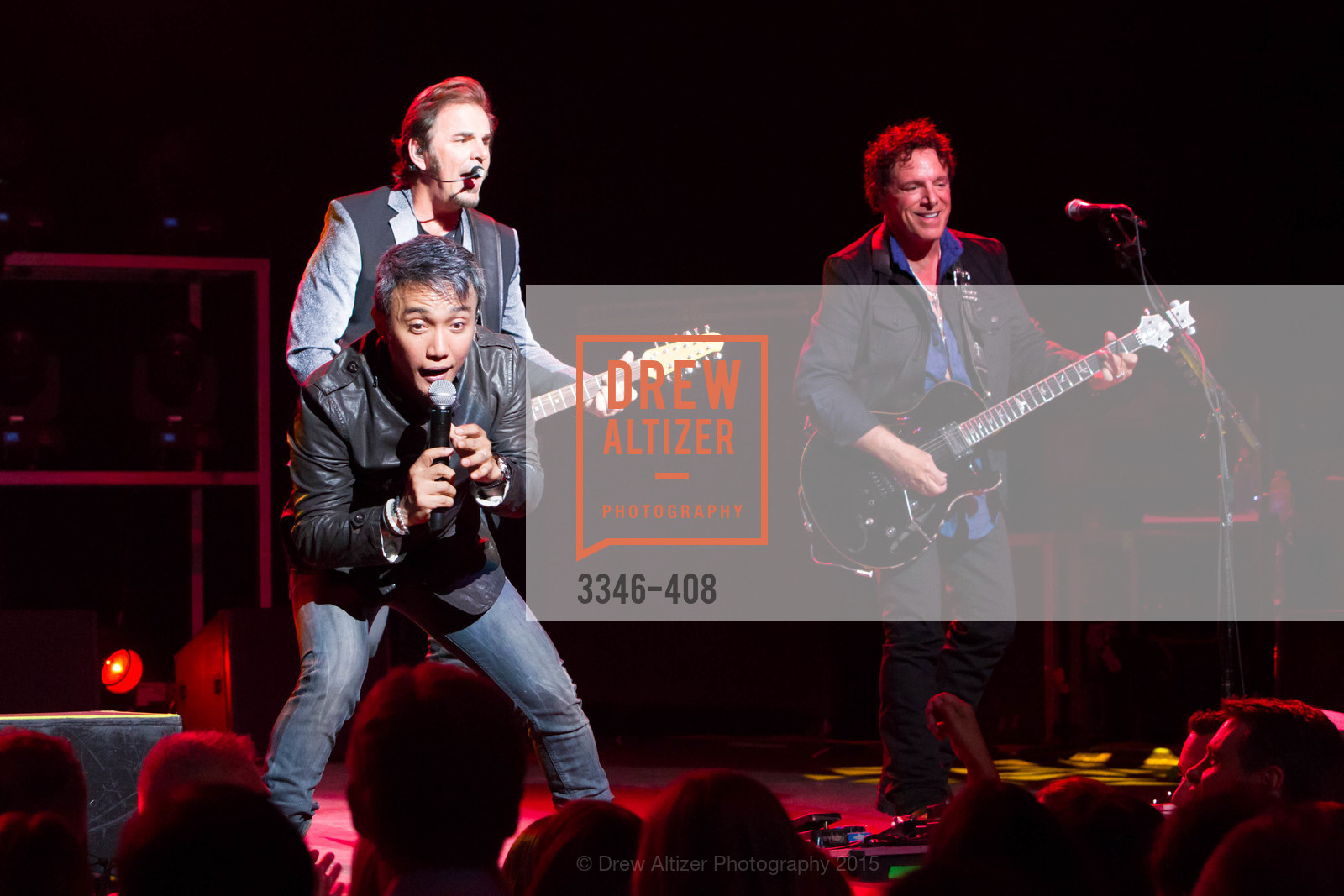 Performance By Journey, REDF's 2015 BENEFIT featuring JOURNEY, The Warfield Theatre. 982 Market St, October 22nd, 2015,Drew Altizer, Drew Altizer Photography, full-service agency, private events, San Francisco photographer, photographer california