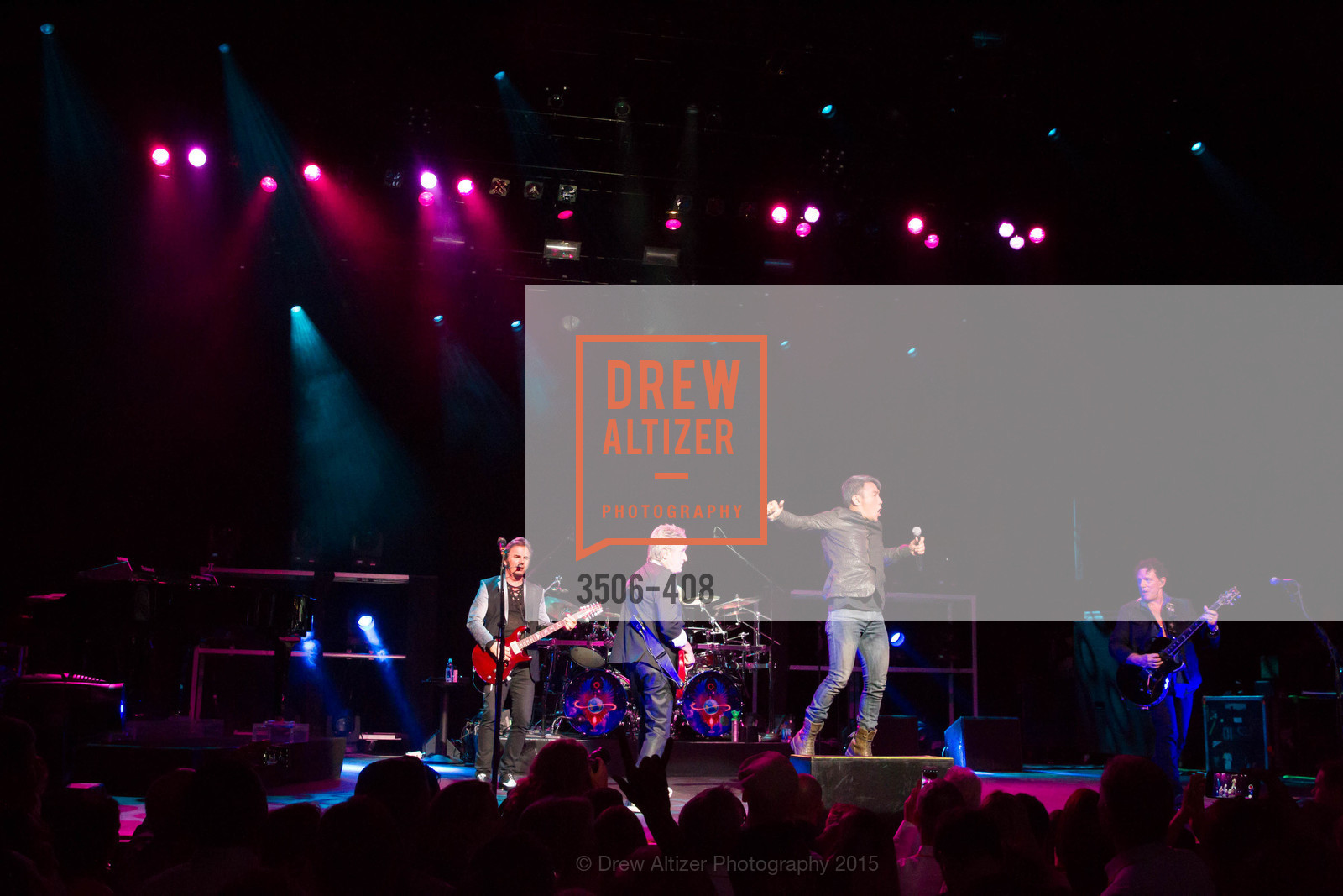Performance By Journey, REDF's 2015 BENEFIT featuring JOURNEY, The Warfield Theatre. 982 Market St, October 22nd, 2015,Drew Altizer, Drew Altizer Photography, full-service agency, private events, San Francisco photographer, photographer california
