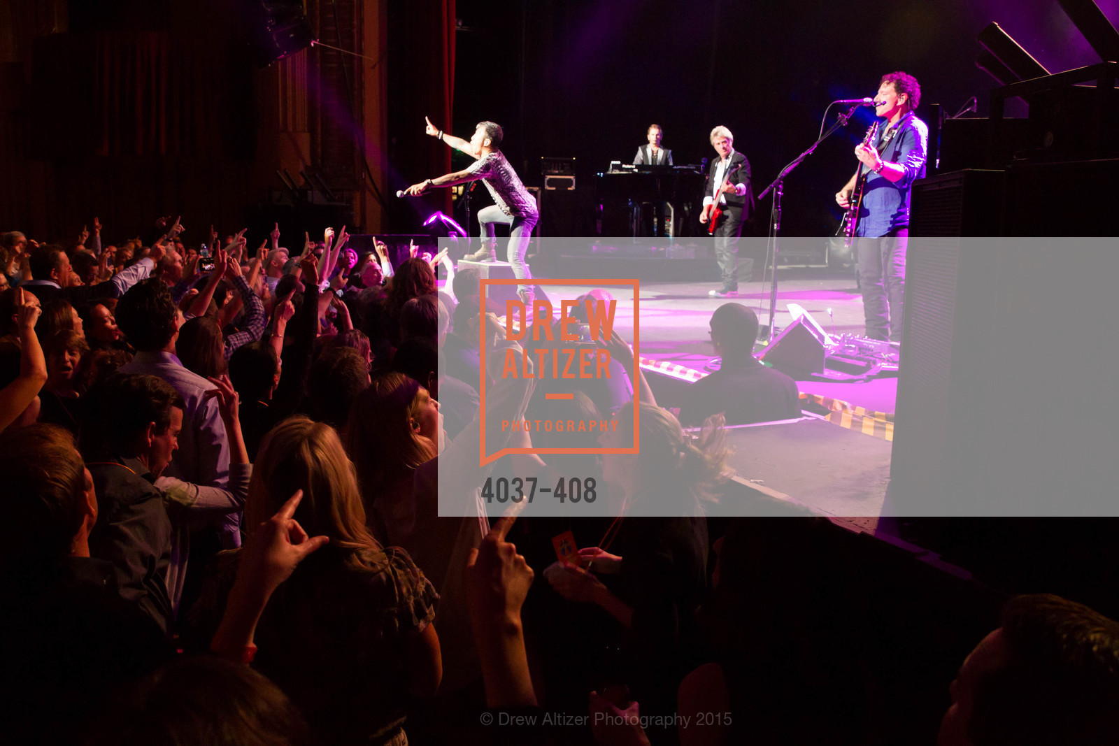 Performance By Journey, REDF's 2015 BENEFIT featuring JOURNEY, The Warfield Theatre. 982 Market St, October 22nd, 2015,Drew Altizer, Drew Altizer Photography, full-service agency, private events, San Francisco photographer, photographer california