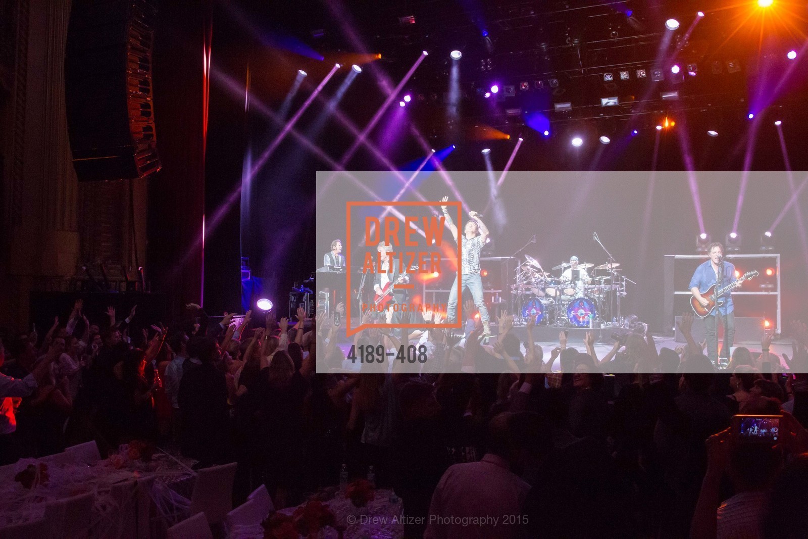 Performance By Journey, REDF's 2015 BENEFIT featuring JOURNEY, The Warfield Theatre. 982 Market St, October 22nd, 2015,Drew Altizer, Drew Altizer Photography, full-service agency, private events, San Francisco photographer, photographer california